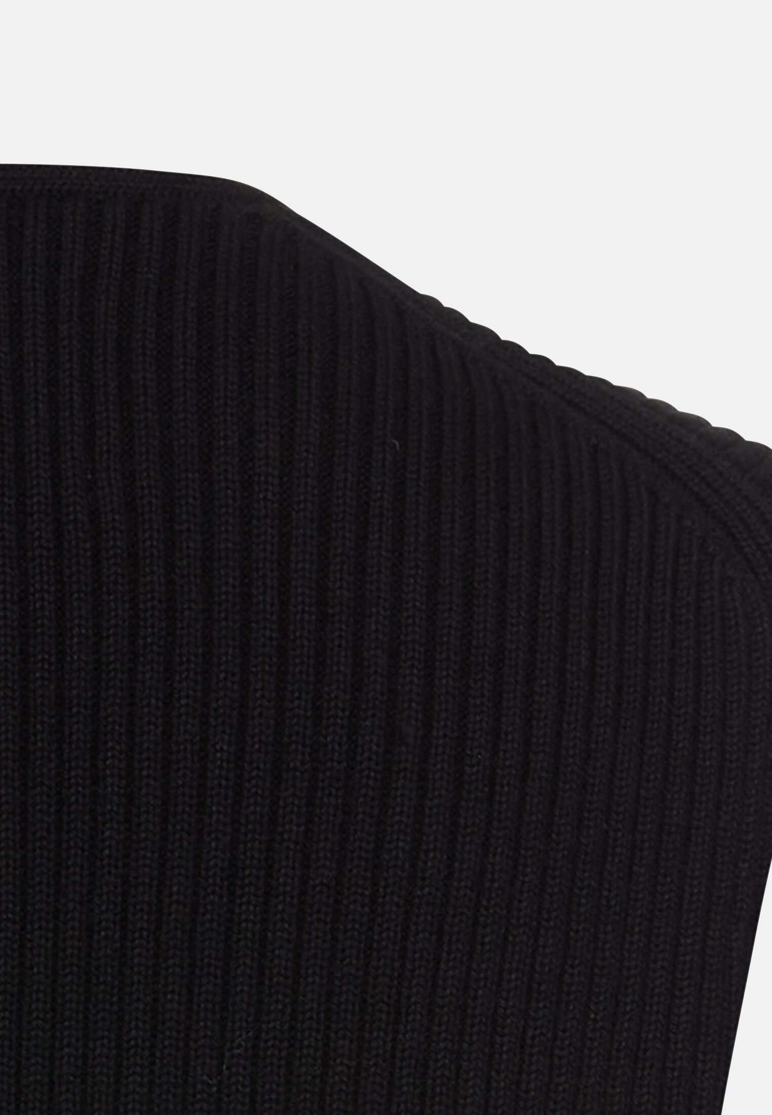 Women Knitted vest with pockets Caviar close back
