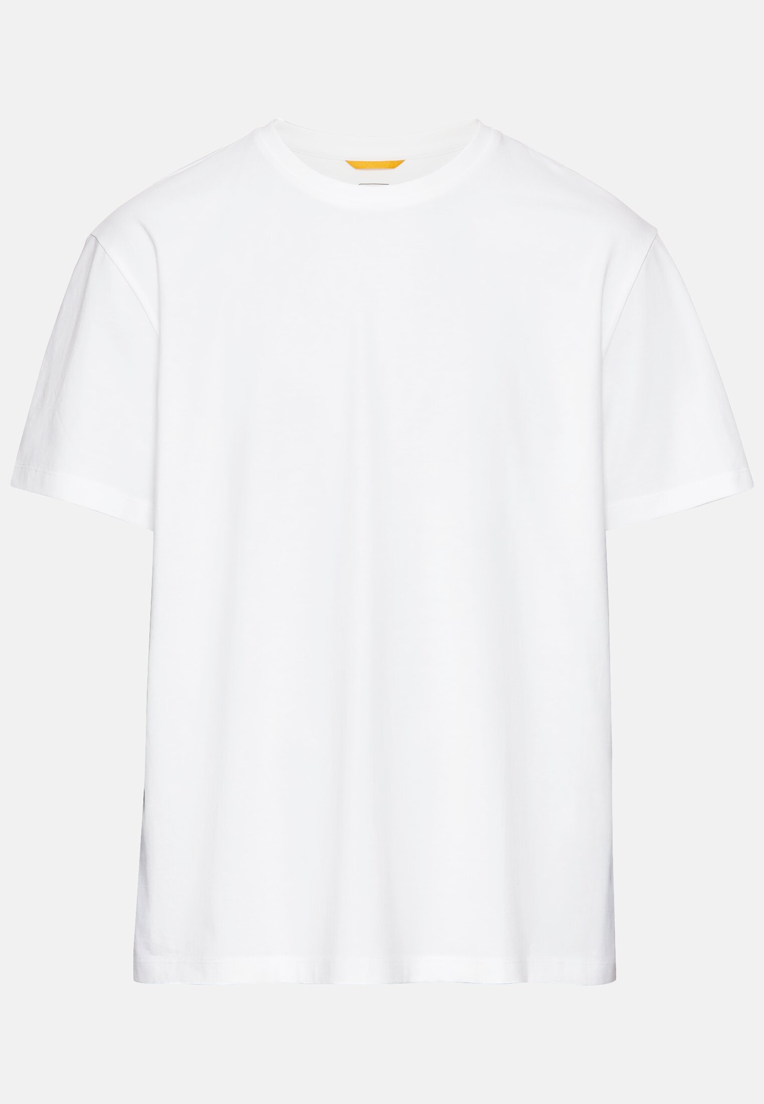 Herren Kurzarm T-Shirt mit Print Weiß