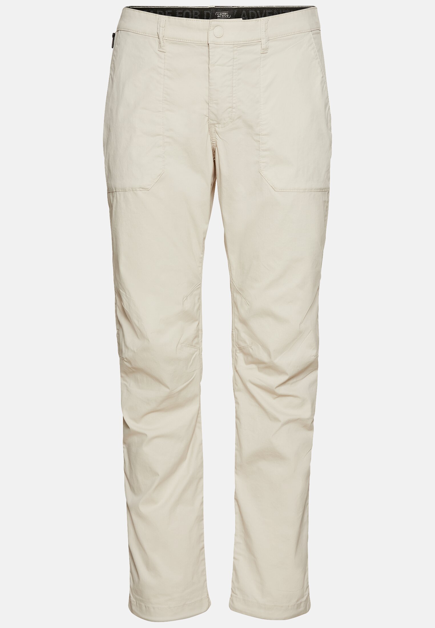 Men Lightweight chinos in a relaxed fit Beige frontal front