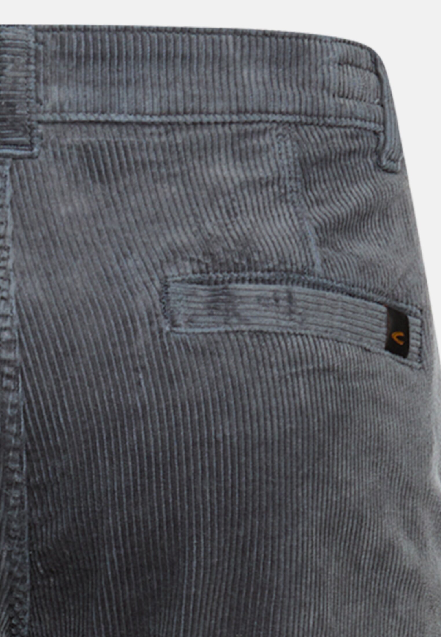 Men Regular Fit Cord Chino Ink blue close back