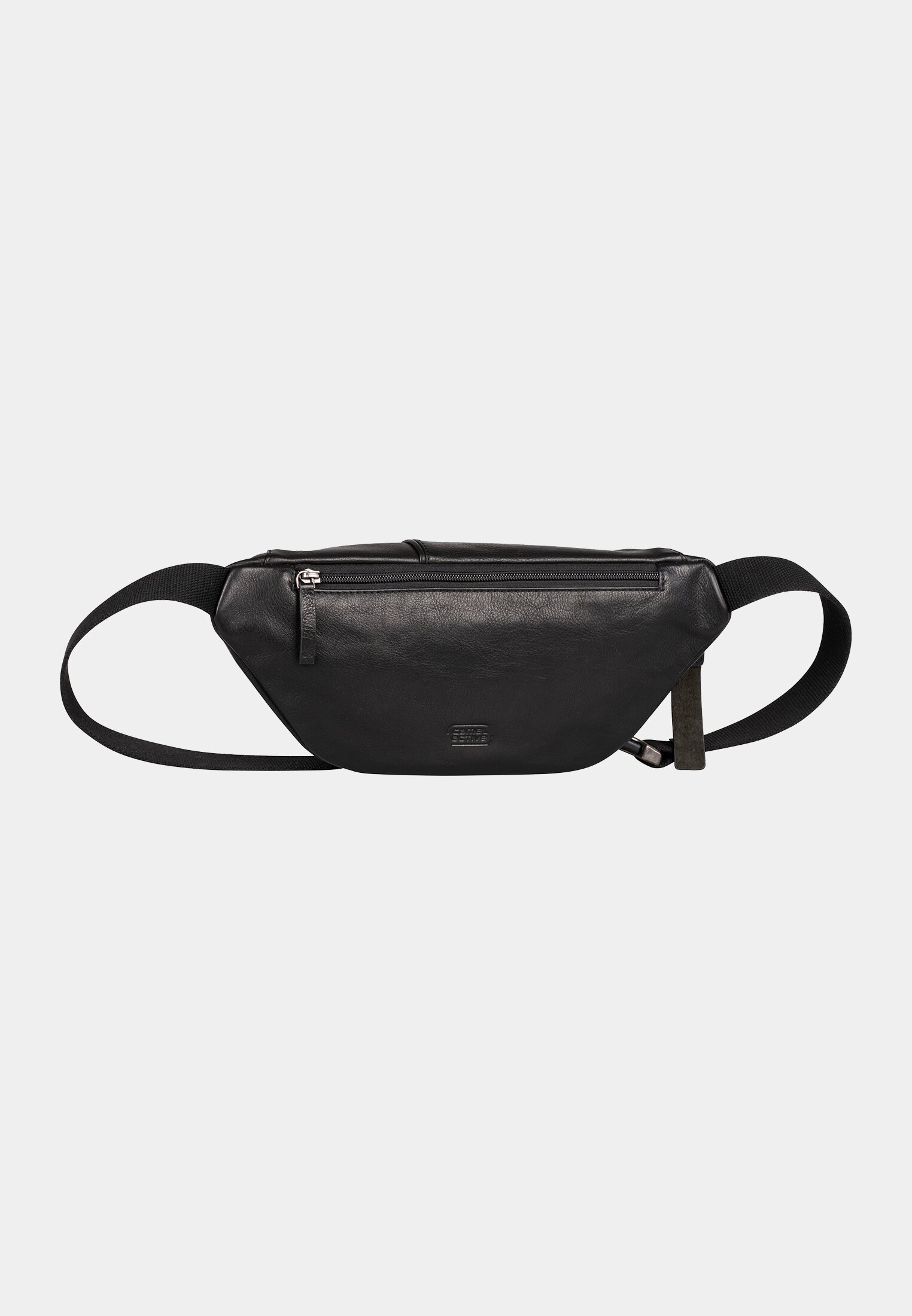 MI_011858-0000-60_2G-00 Herren Gürteltasche mit praktischen Innenfächern Schwarz frontal hinten