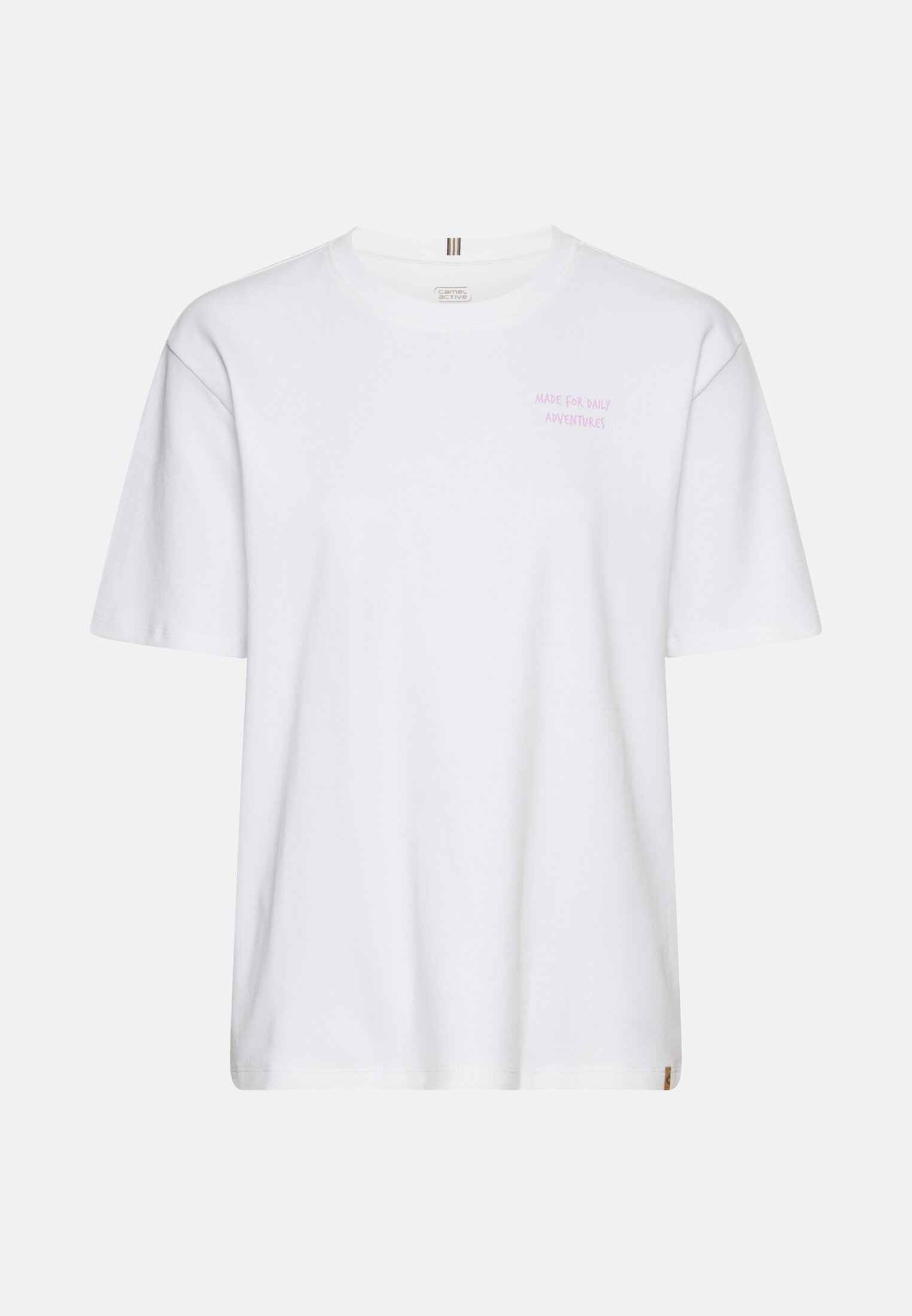 camelactive_T-Shirt_Placement_Nature_309606-5T73-83_0G Damen T-Shirt mit Rückenprint Weiß frontal vorn