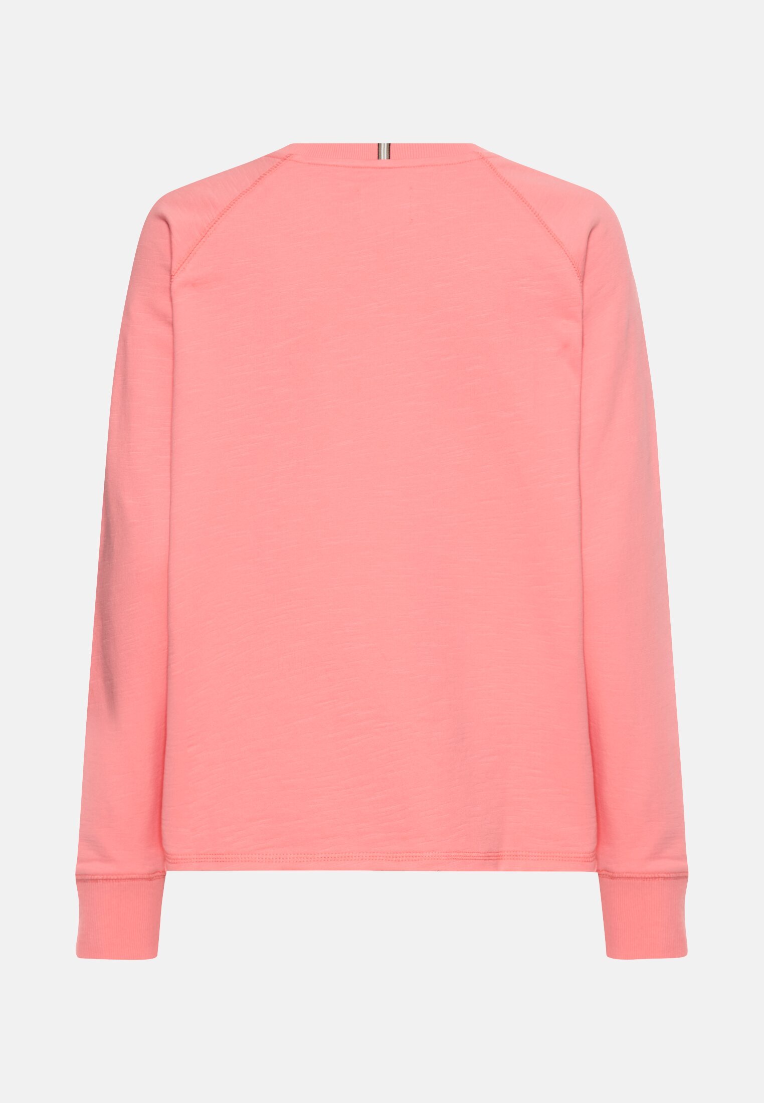 Damen Sweatshirt mit Raglanärmeln Beere frontal hinten