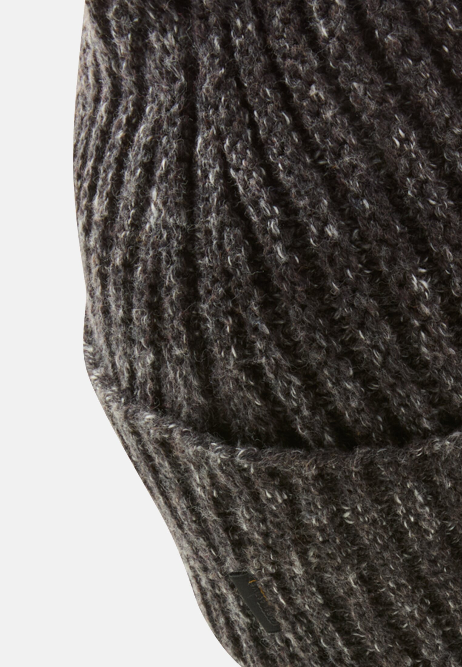 Men Beanie made of pure cotton Black close back