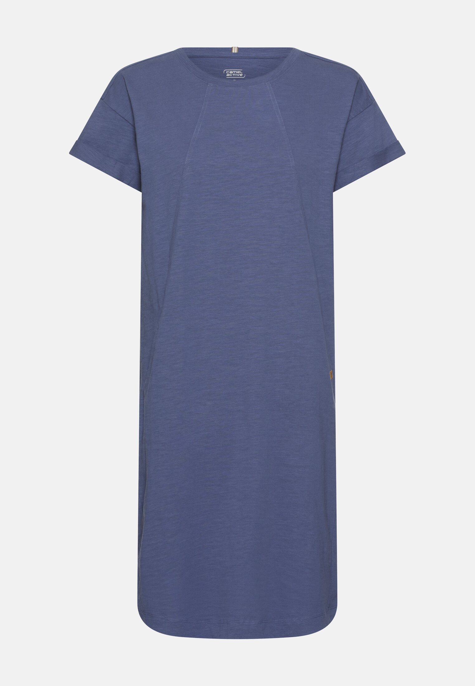 Women Dress made from pure cotton Ocean Blue frontal front