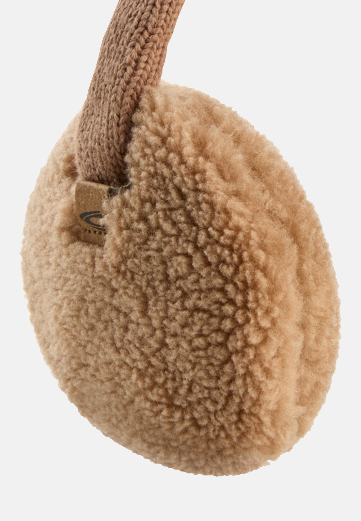 Women Earmuffs with adjustable headband Caramel close back