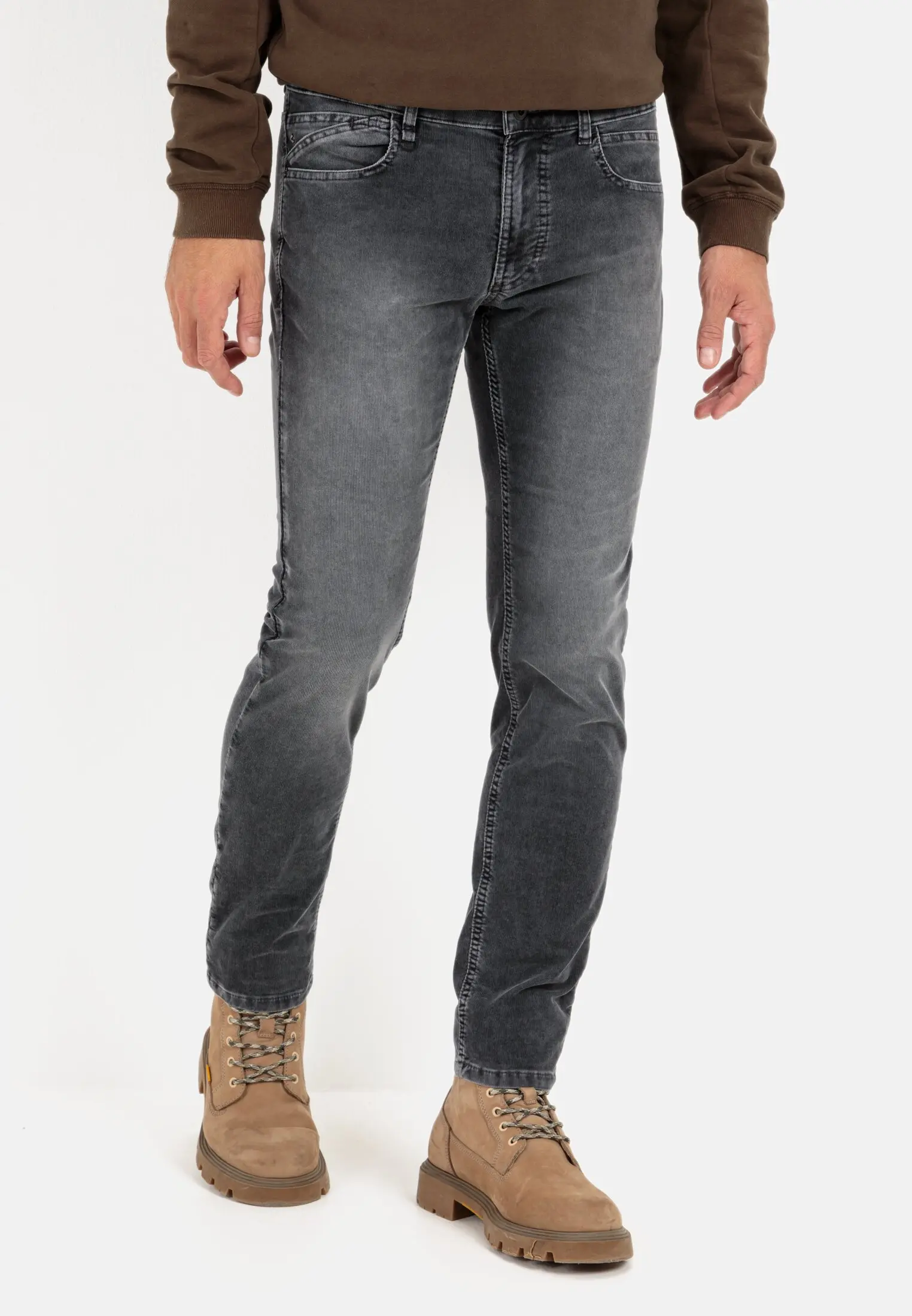 Slim Fit für Herren in Dunkelgrau | 30/32 | camel active