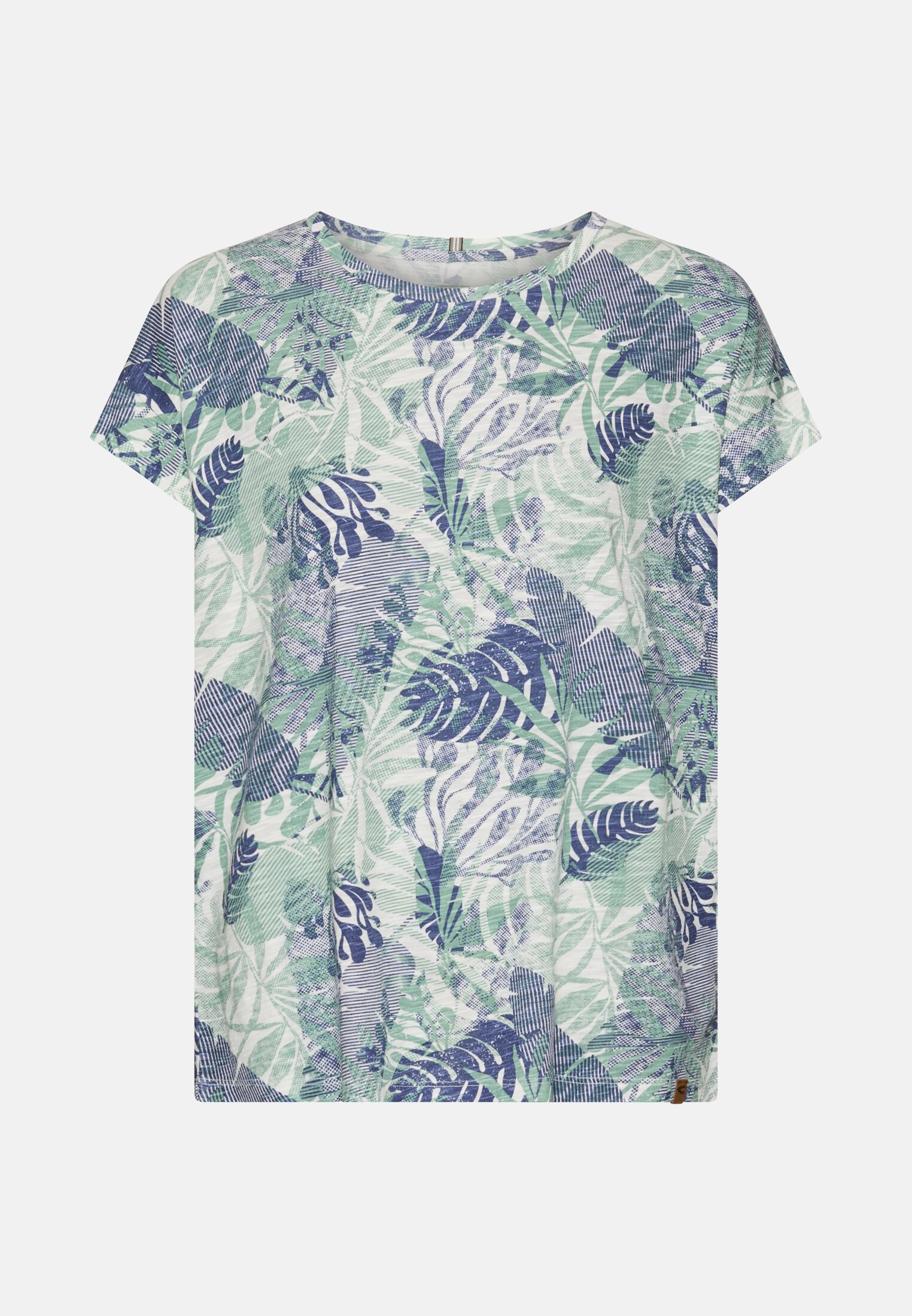 Women T-Shirt with crew neck Jade AOP frontal front