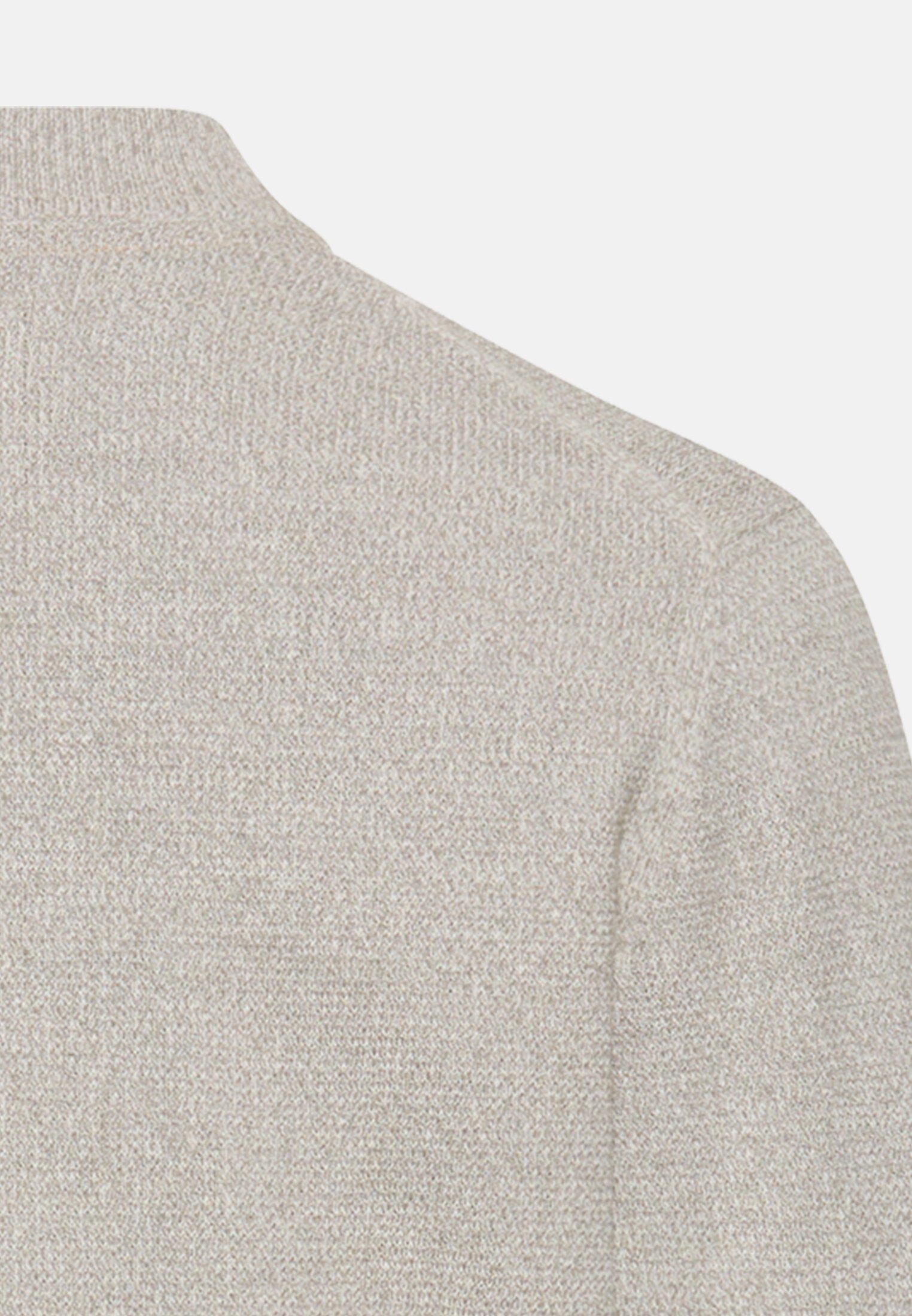Men Cardigan with bomber collar Grey close back
