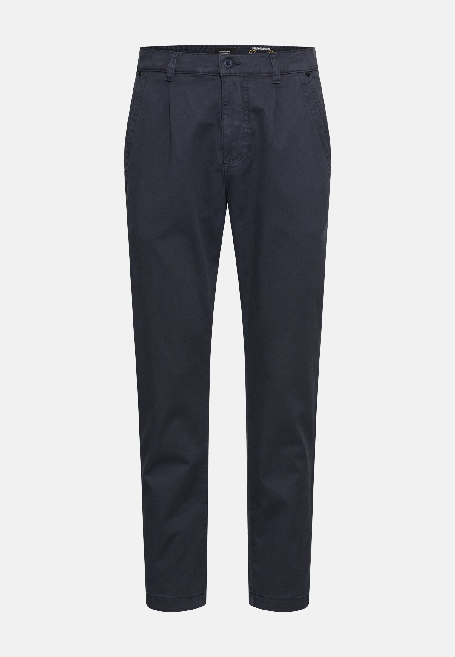 Herren Relaxed Fit Chino mit 2-Wege Stretch Navyblau frontal vorn
