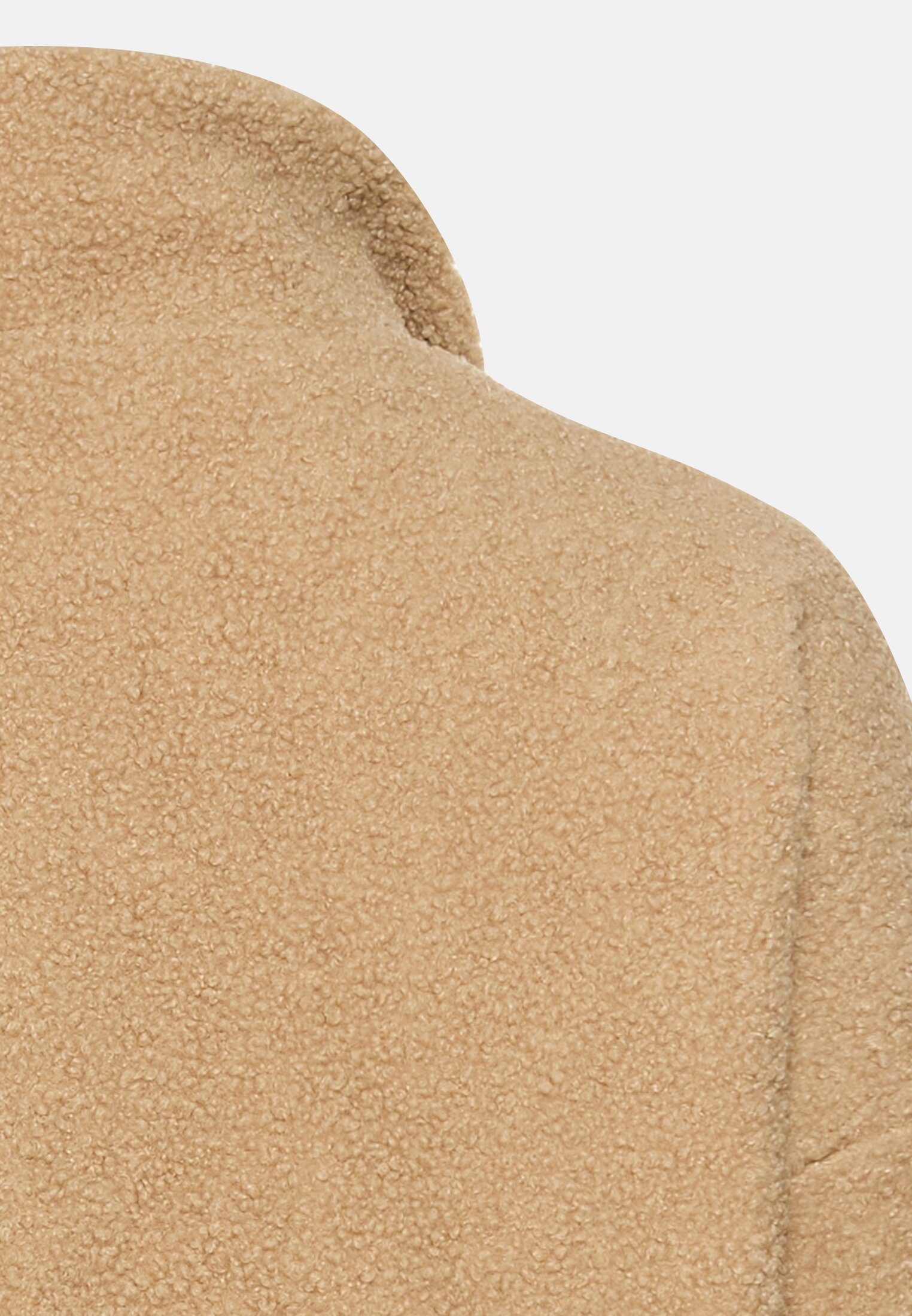 Women Jacket with stand-up collar and 2-way zipper Cashmere close back