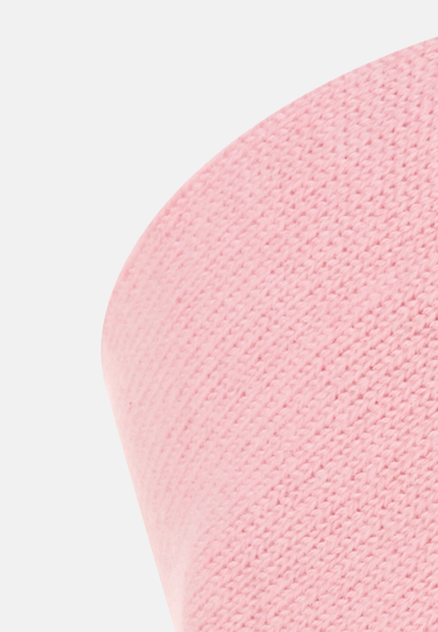 Women Headband made of pure cashmere Pink front close