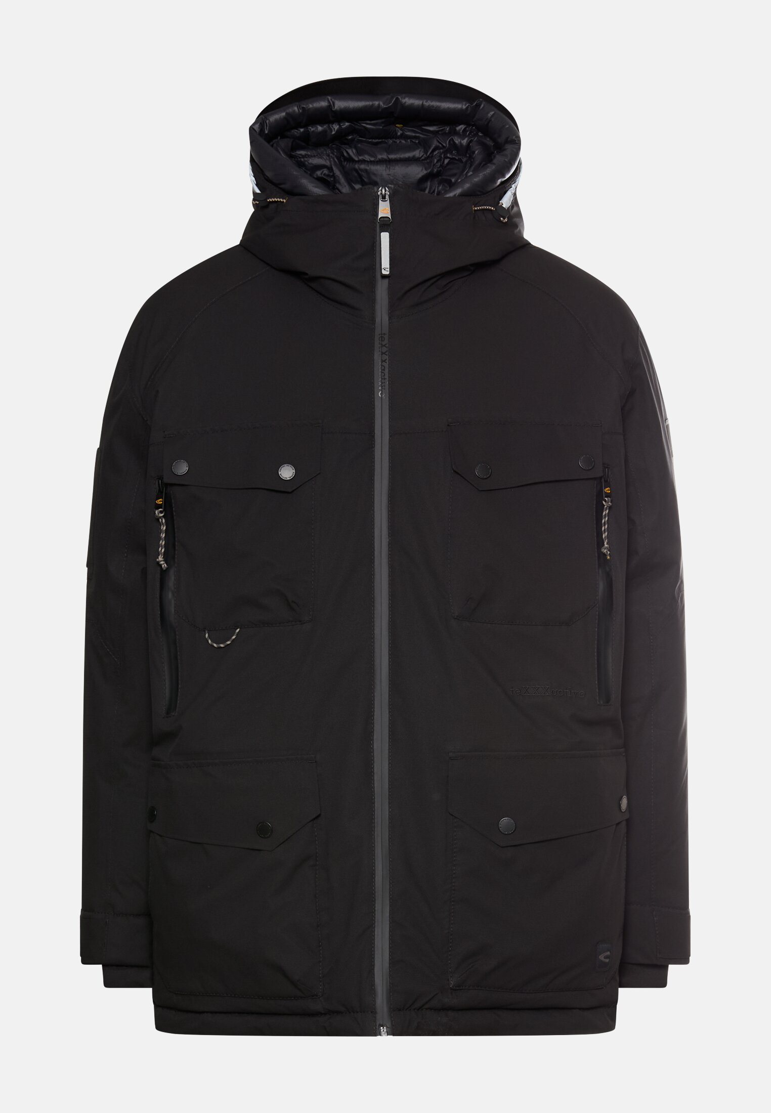 Herren teXXXactive® Jacke mit reflektierenden Details Schwarz frontal vorn