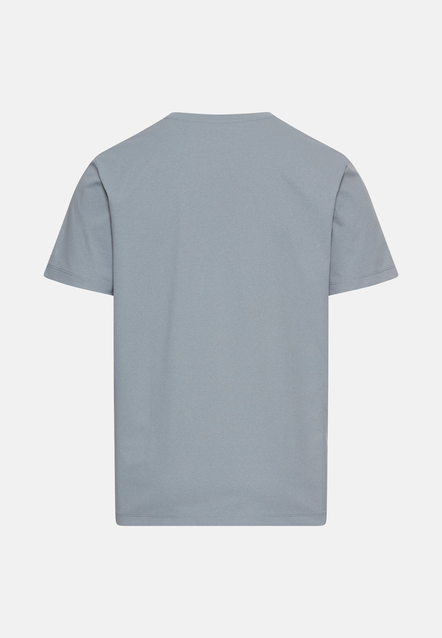 Men T-shirt with quick-dry function Stone blue frontal back