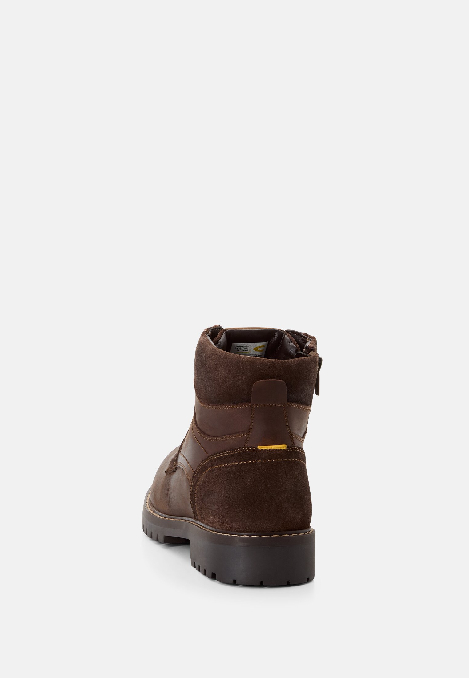 Herren Gefütterte Herren Boots mit Schnürung Braun vorne nah
