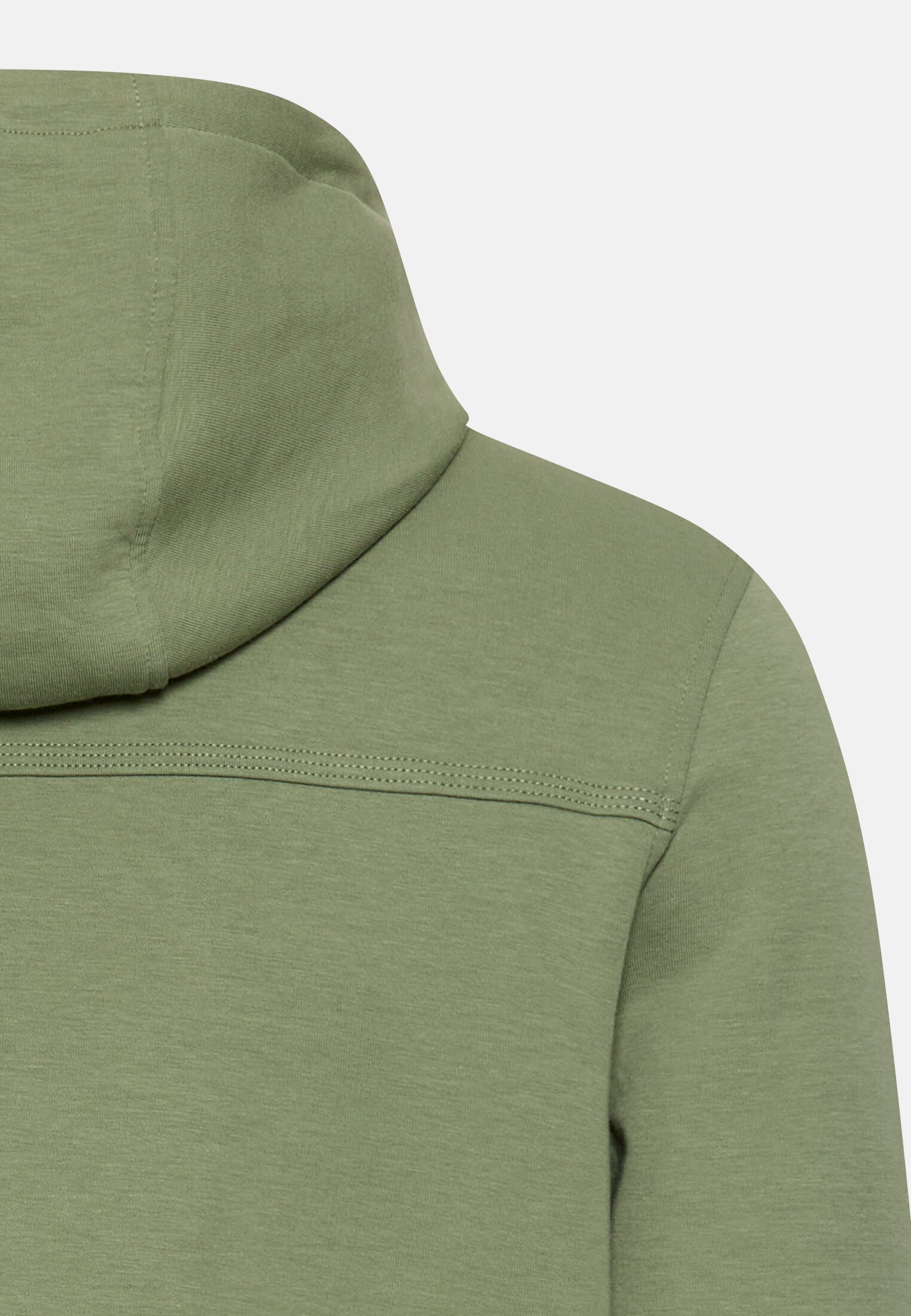 Men fleXXXactive® Sweat Jacket with a hood Leaf Green close back