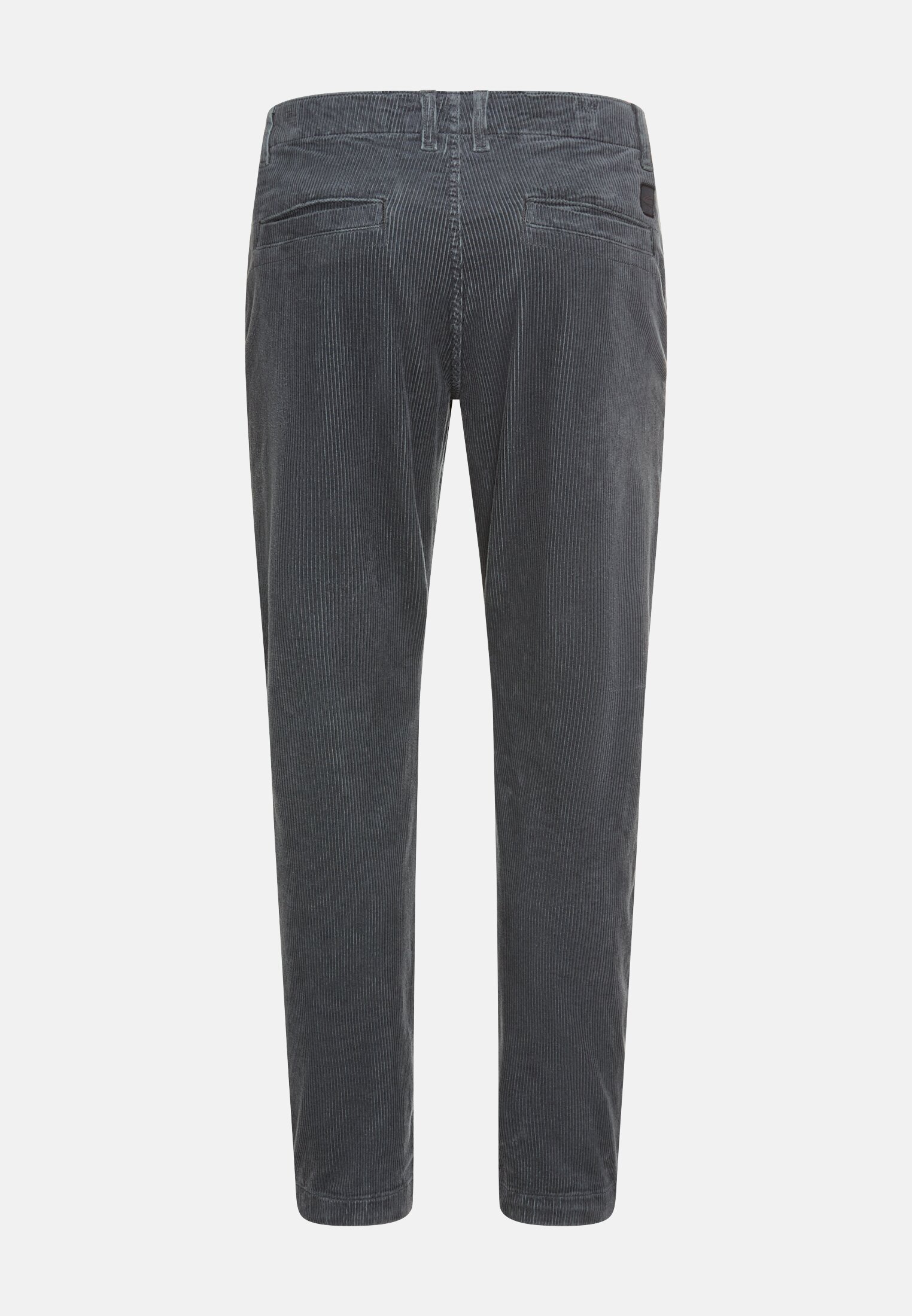 Herren Regular Fit Chino Hose aus Cord Tintenblau frontal hinten