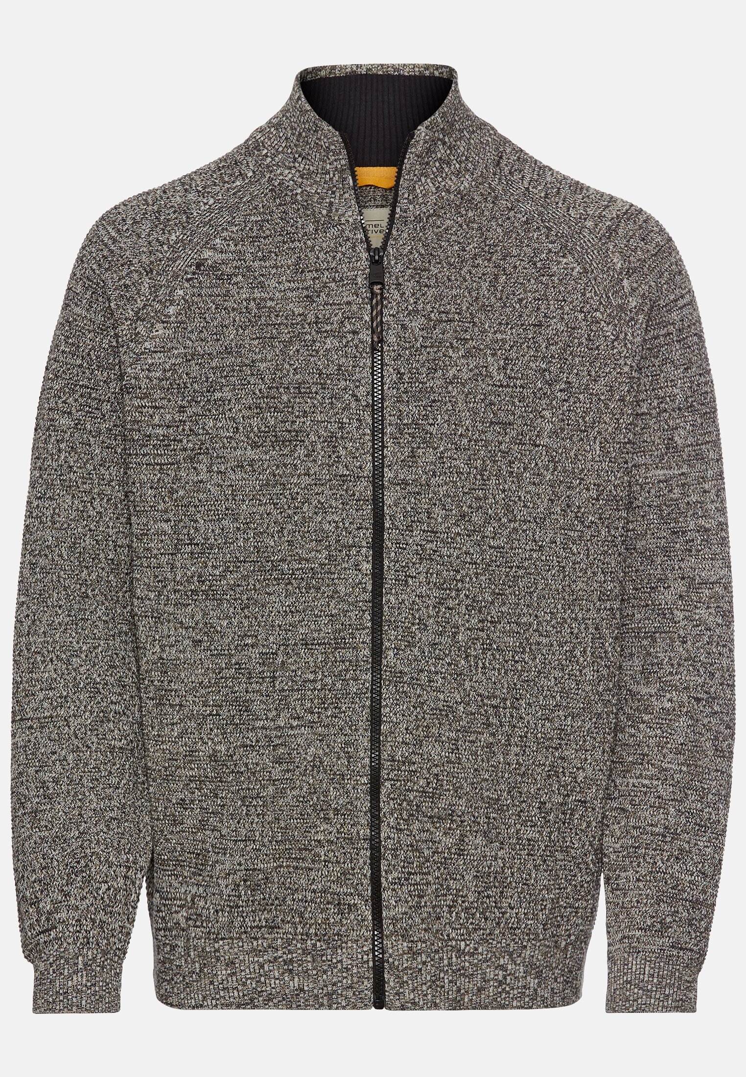 Men Cardigan made from cotton Khaki