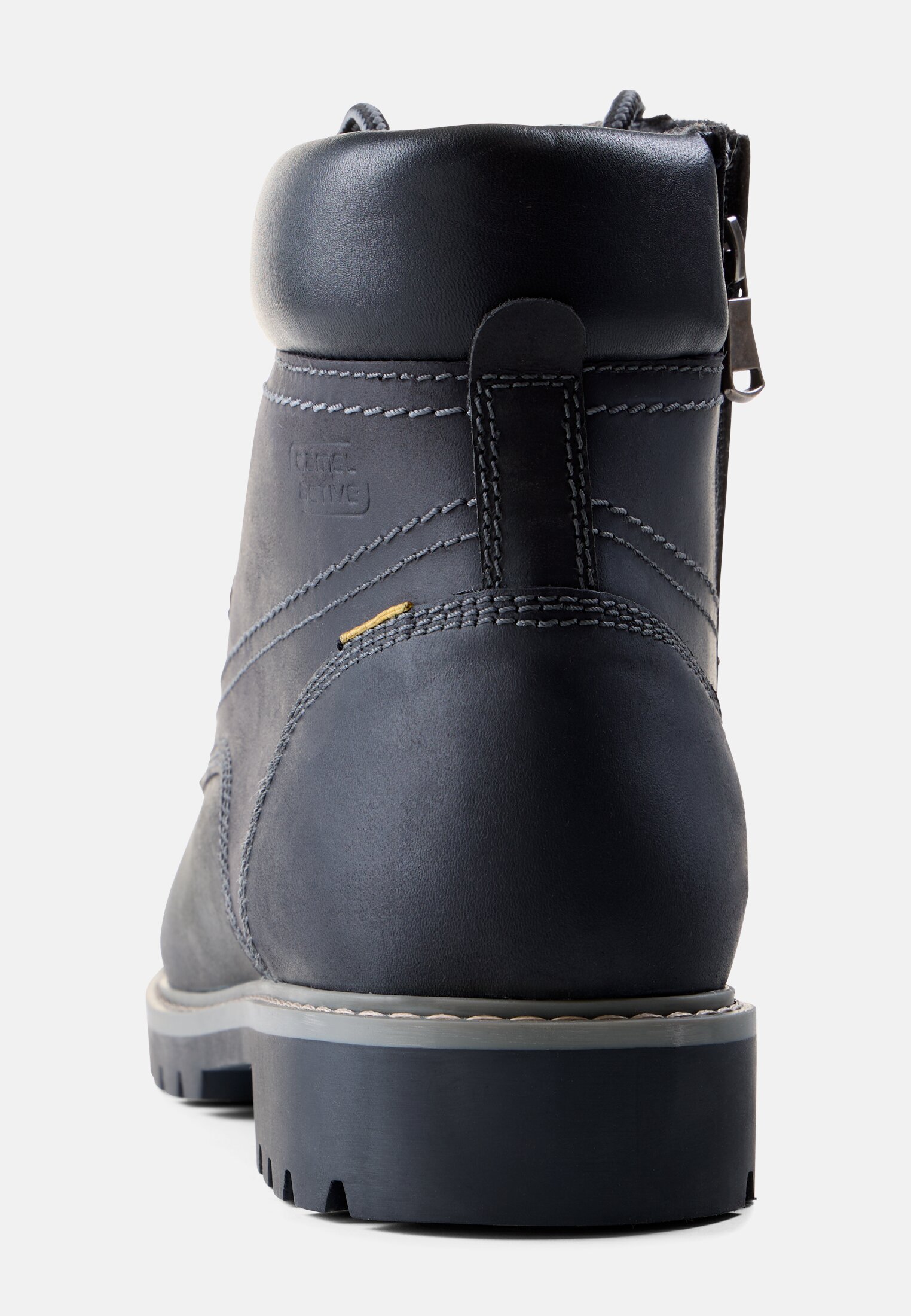 Heren Veterschoen van echt leer Zwart front dichtbij