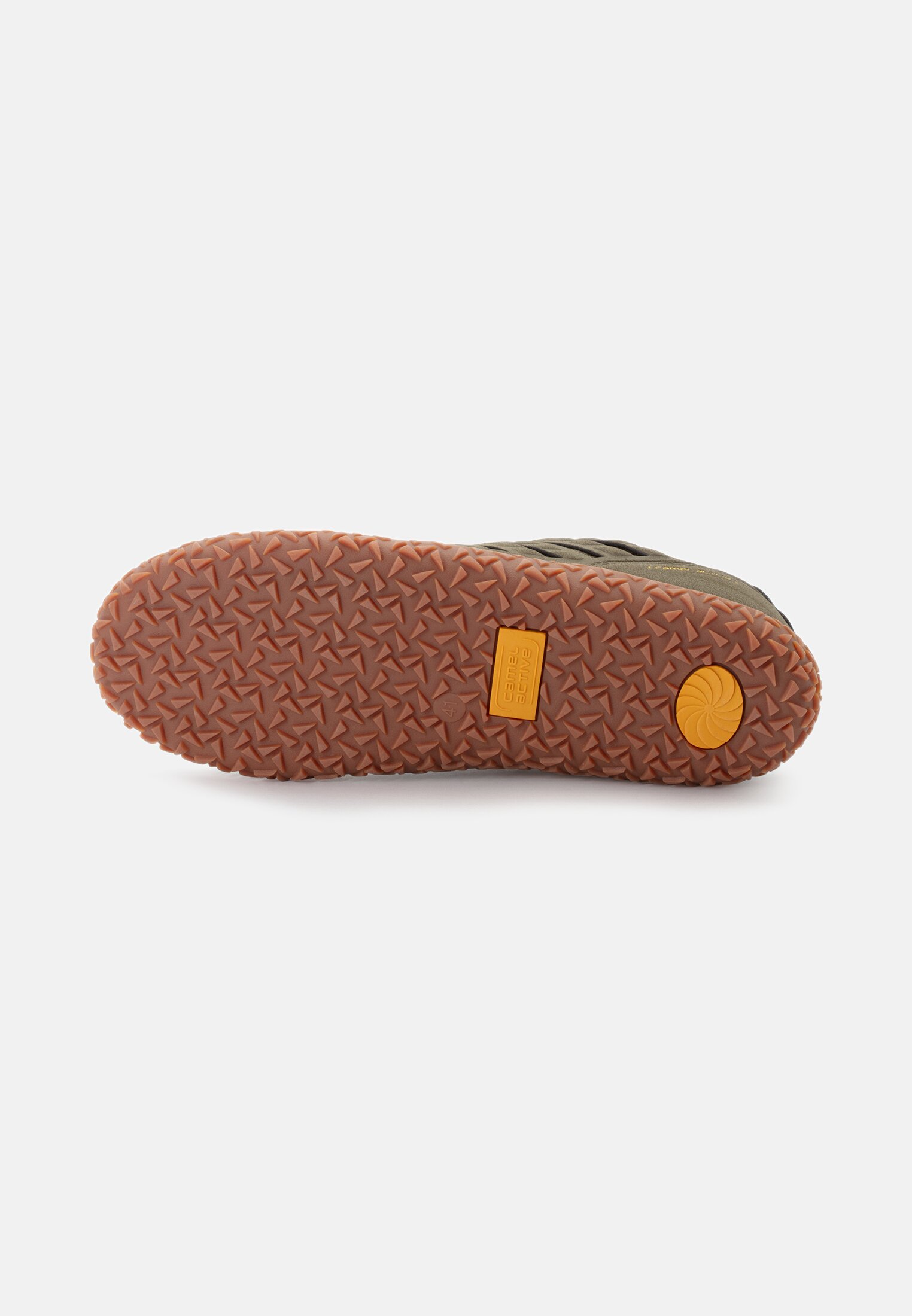 Men Sneakers with a flexible sole Green close back