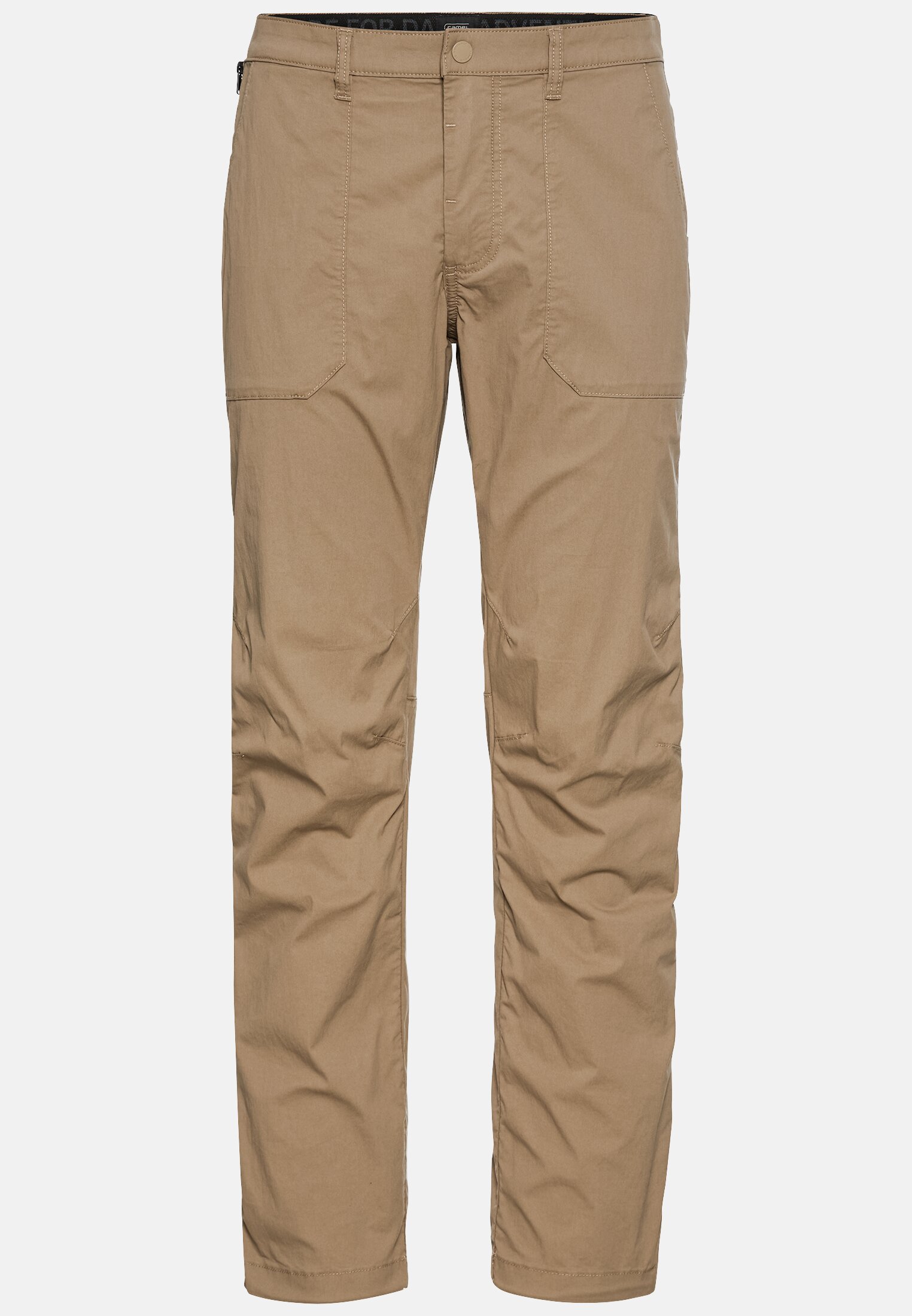 Men Lightweight chinos in a relaxed fit Brown frontal front