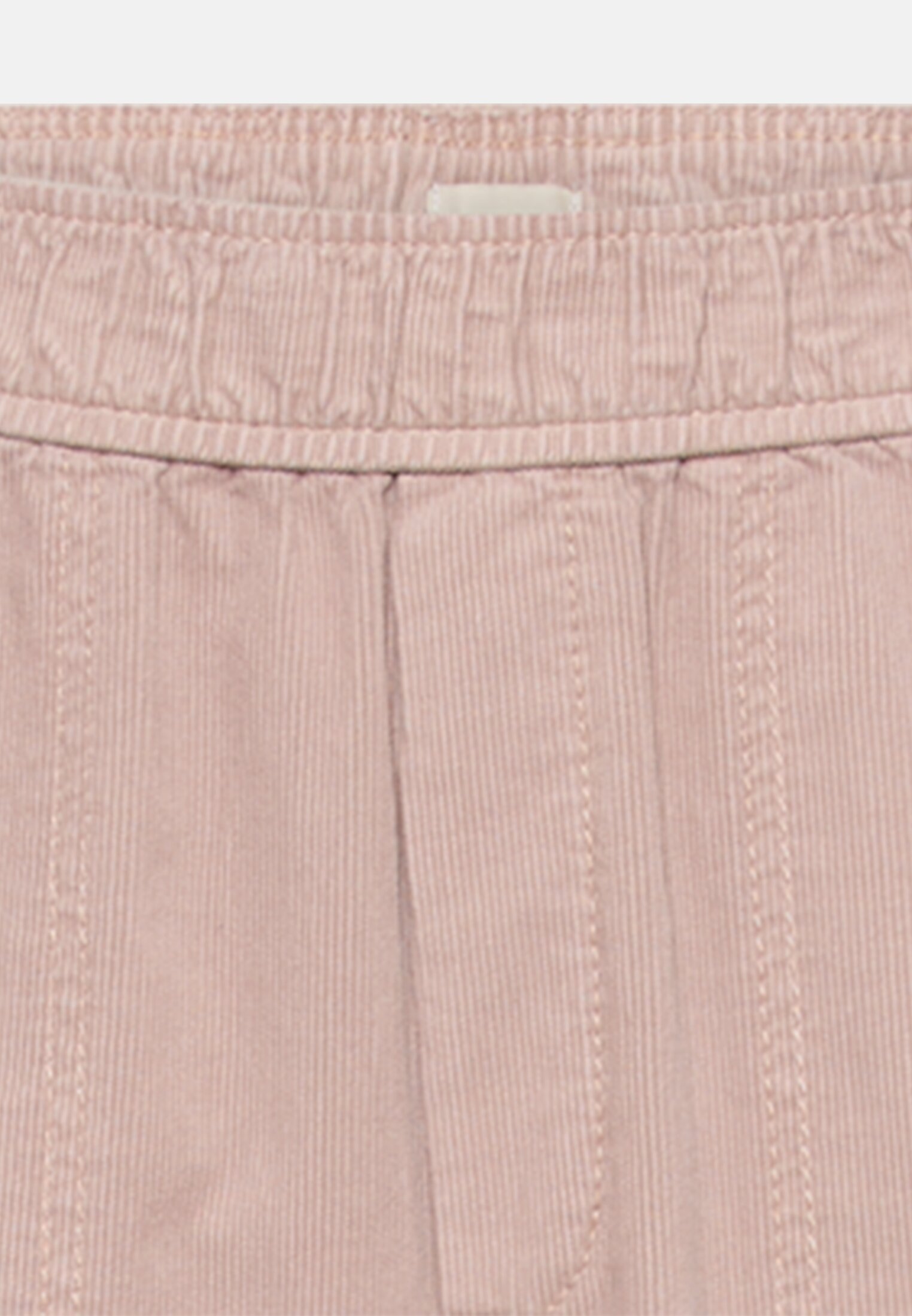 Damen Cargo-Hose aus reiner Baumwolle Dunkles Lilarosa vorne nah