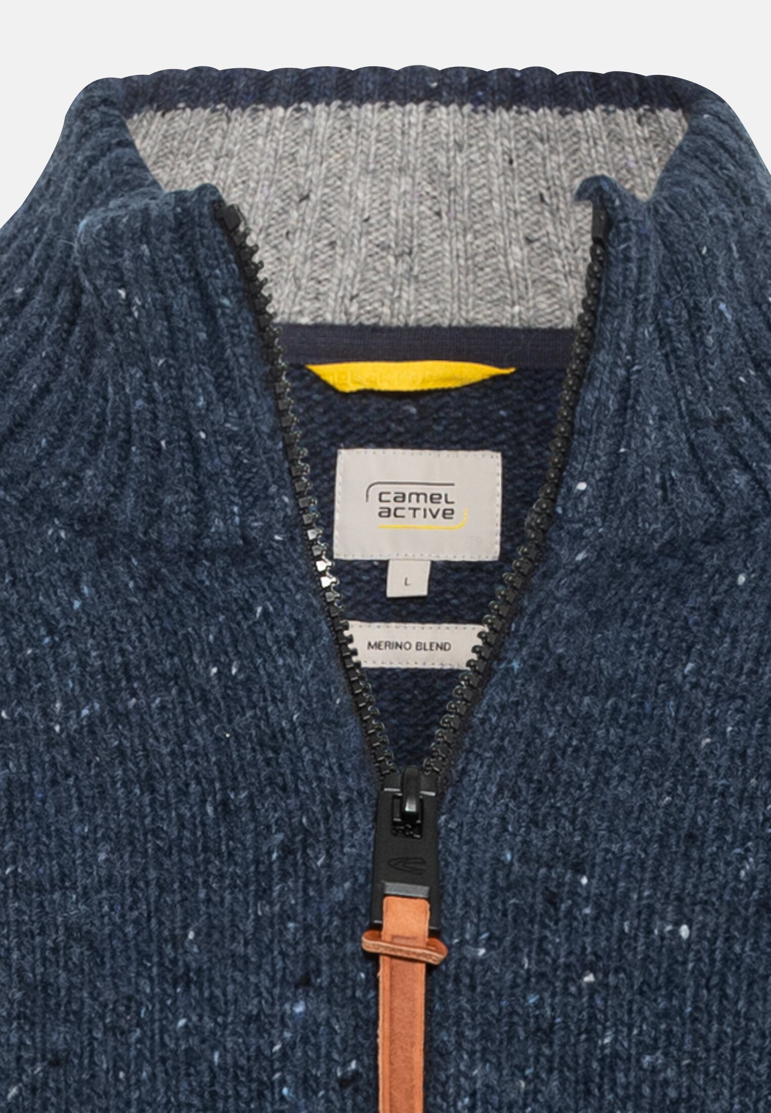 Cardigan for Men in blue camel active - Main Image