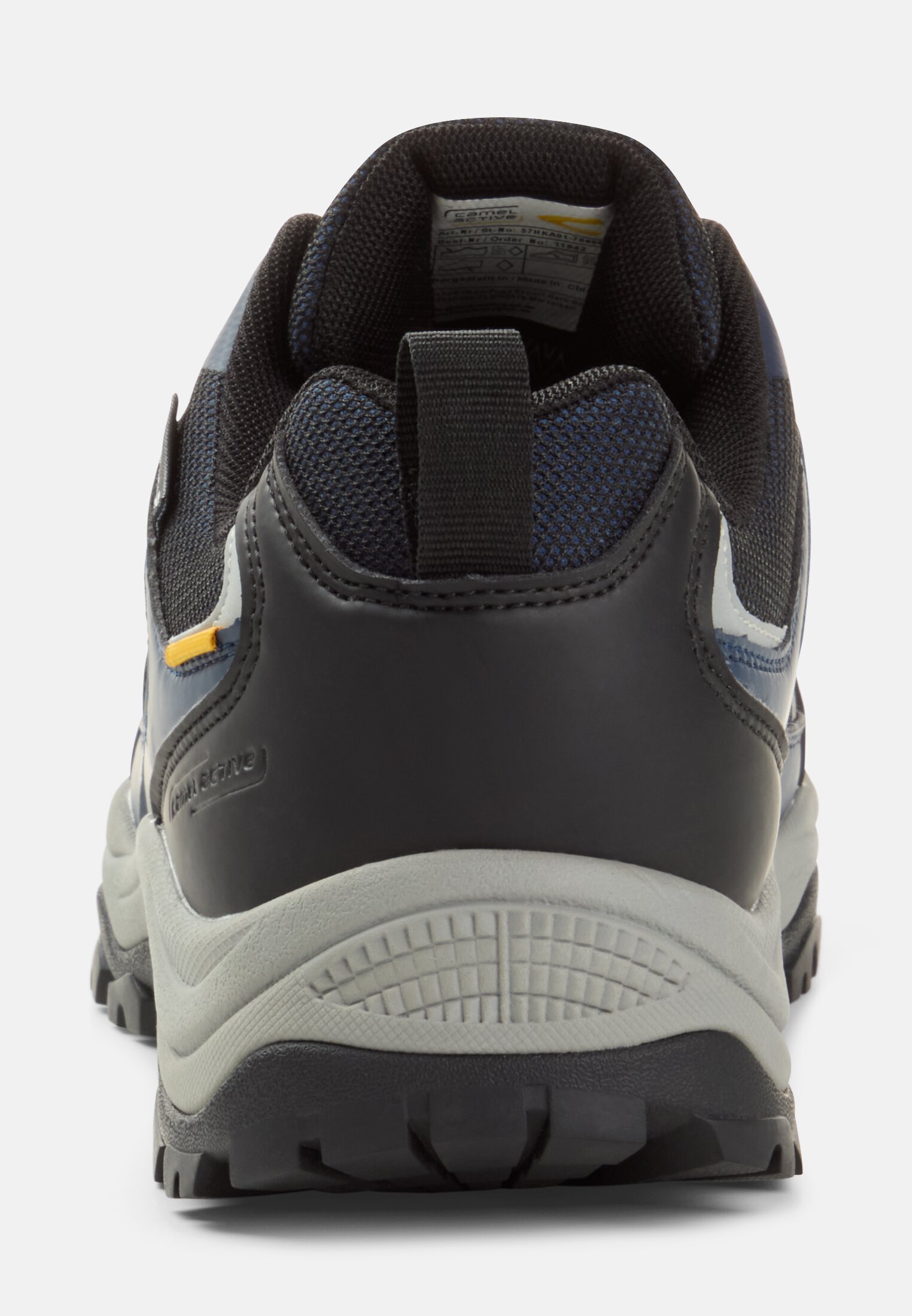 Herren Sneaker mit robuster Sohle Dunkelblau vorne nah