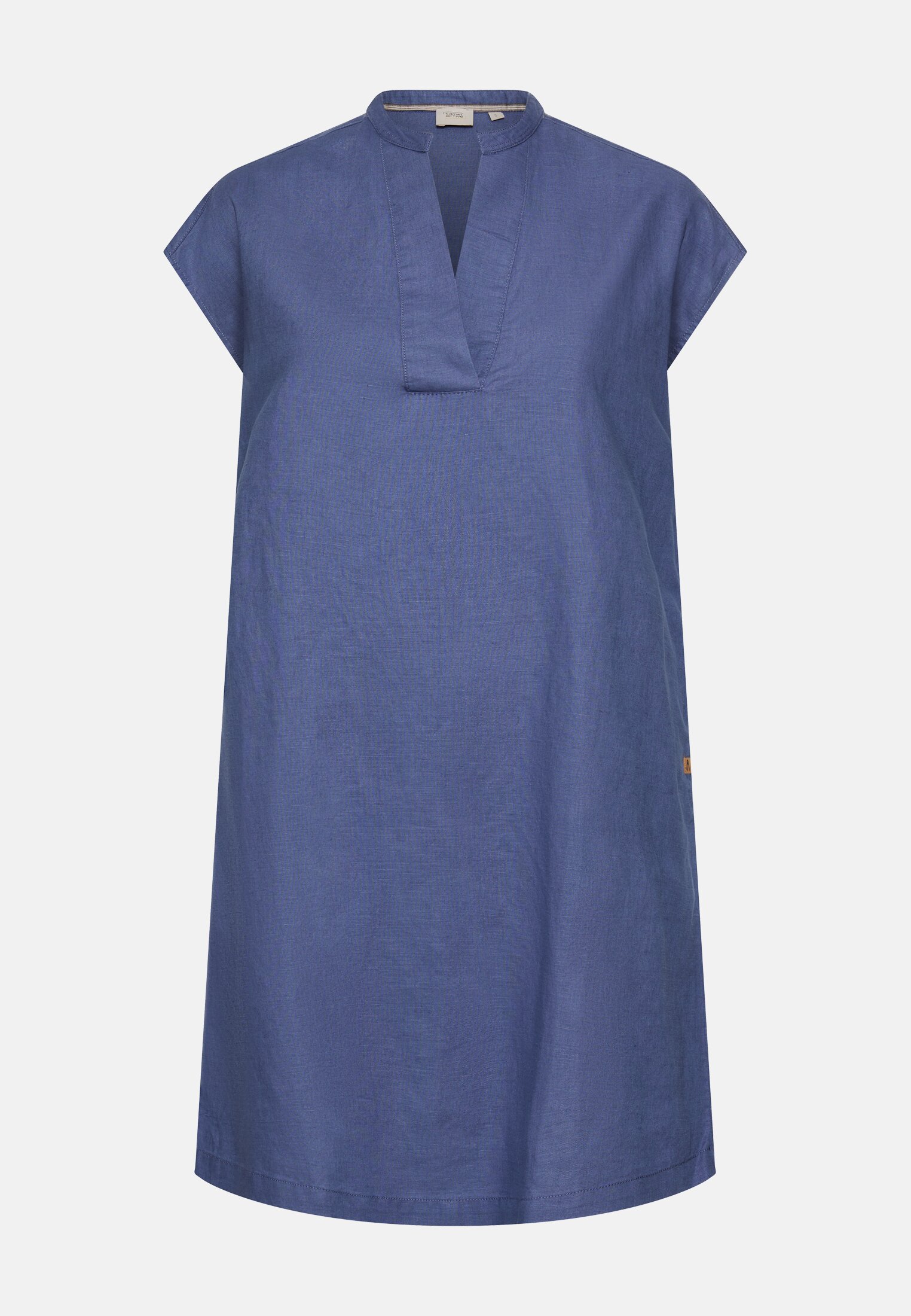 Women Dress with side pockets Ocean Blue frontal front