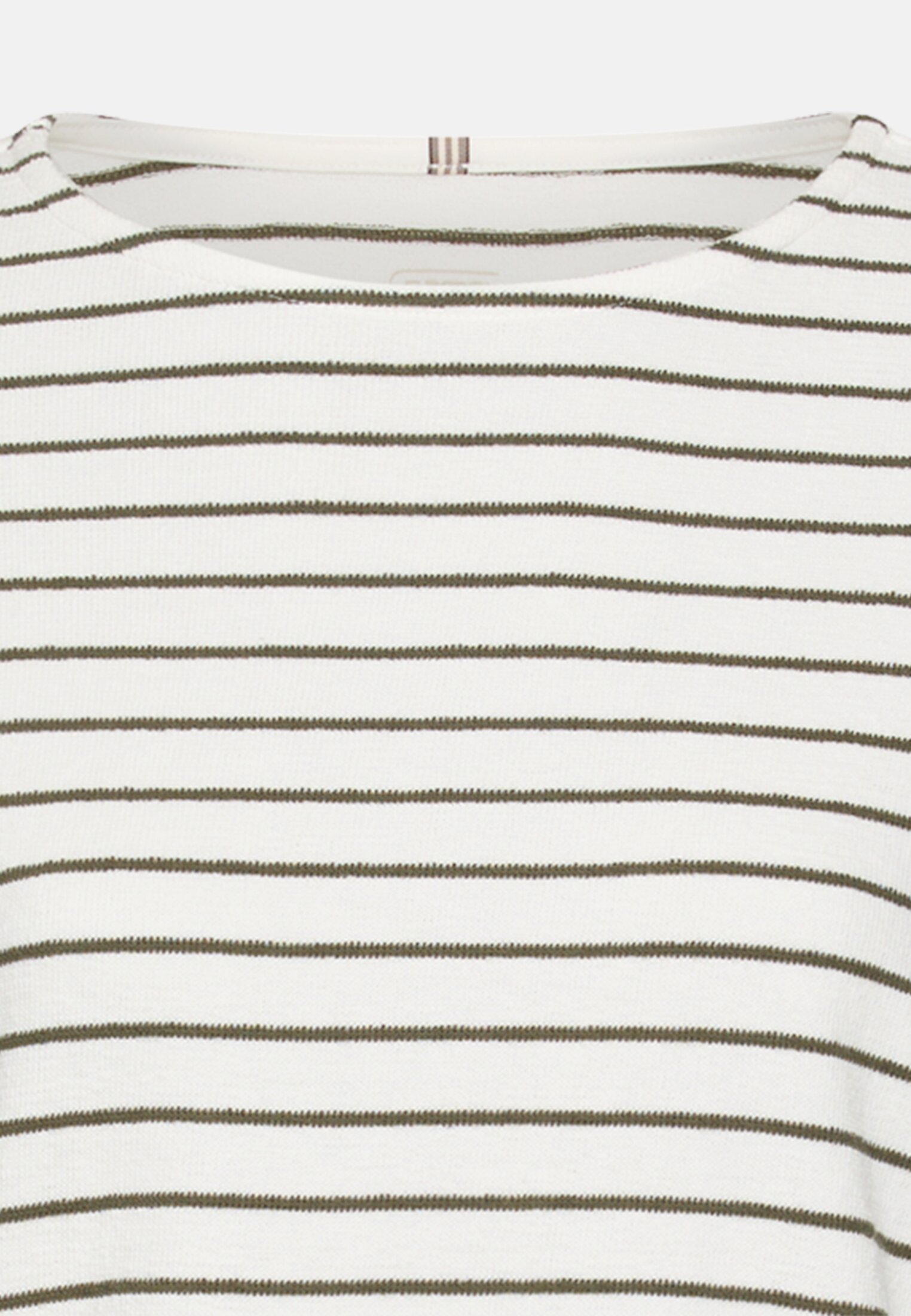Damen Jerseyshirt aus 100% Baumwolle Dunkelgrün vorne nah