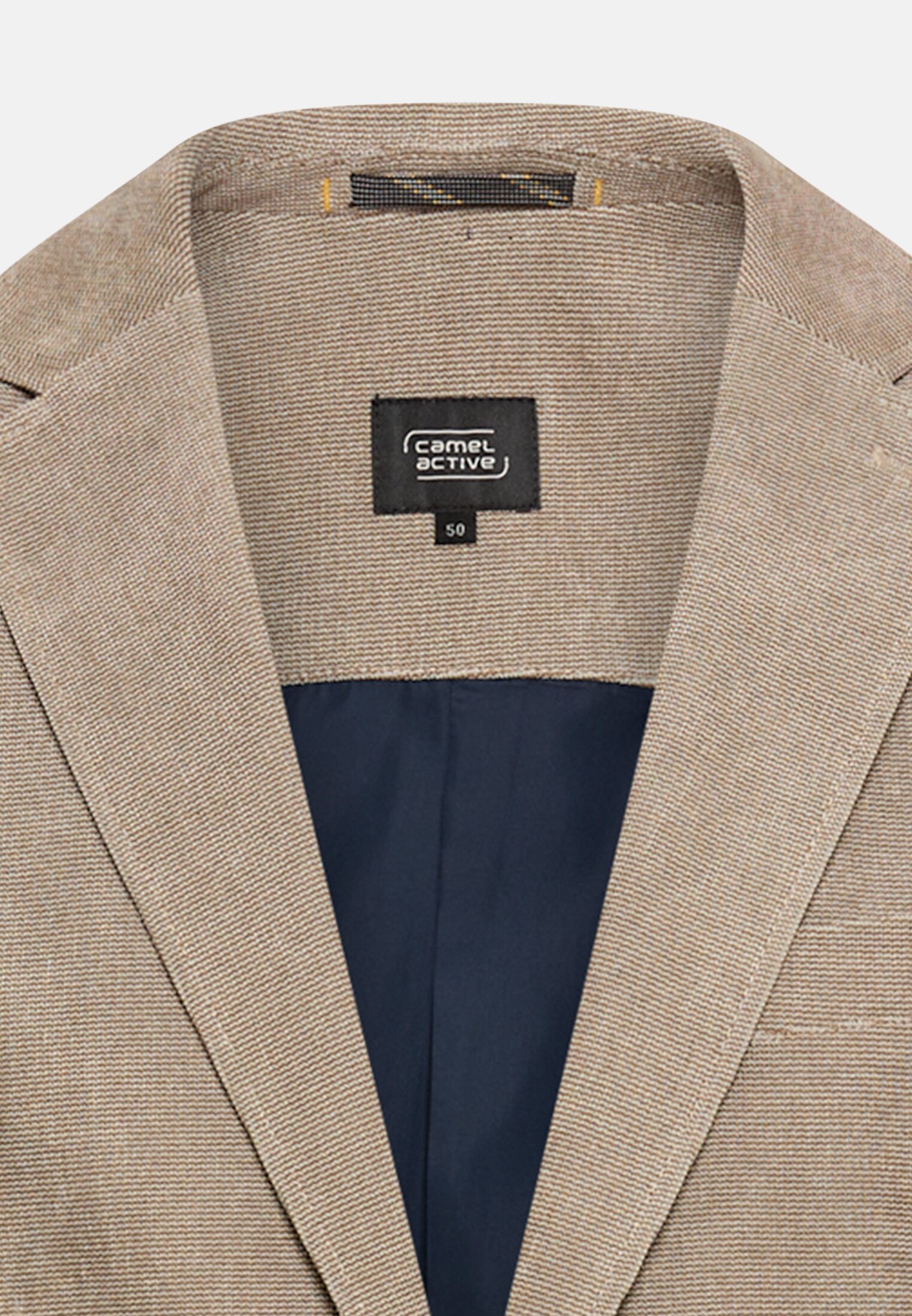 Men Jacket with inside pocket and stretch comfort Wood front close