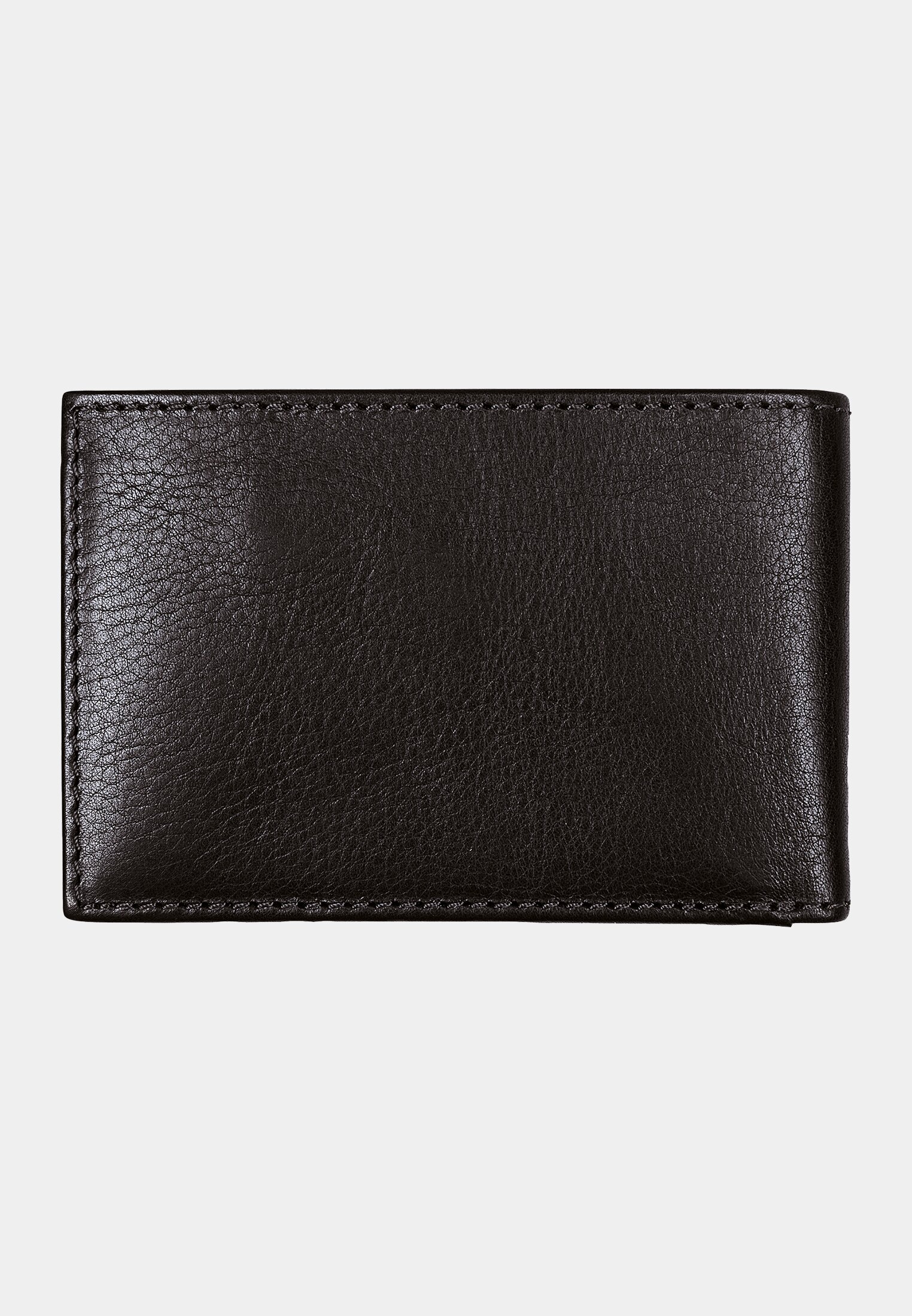Men Wallet made of cowhide leather Black frontal back