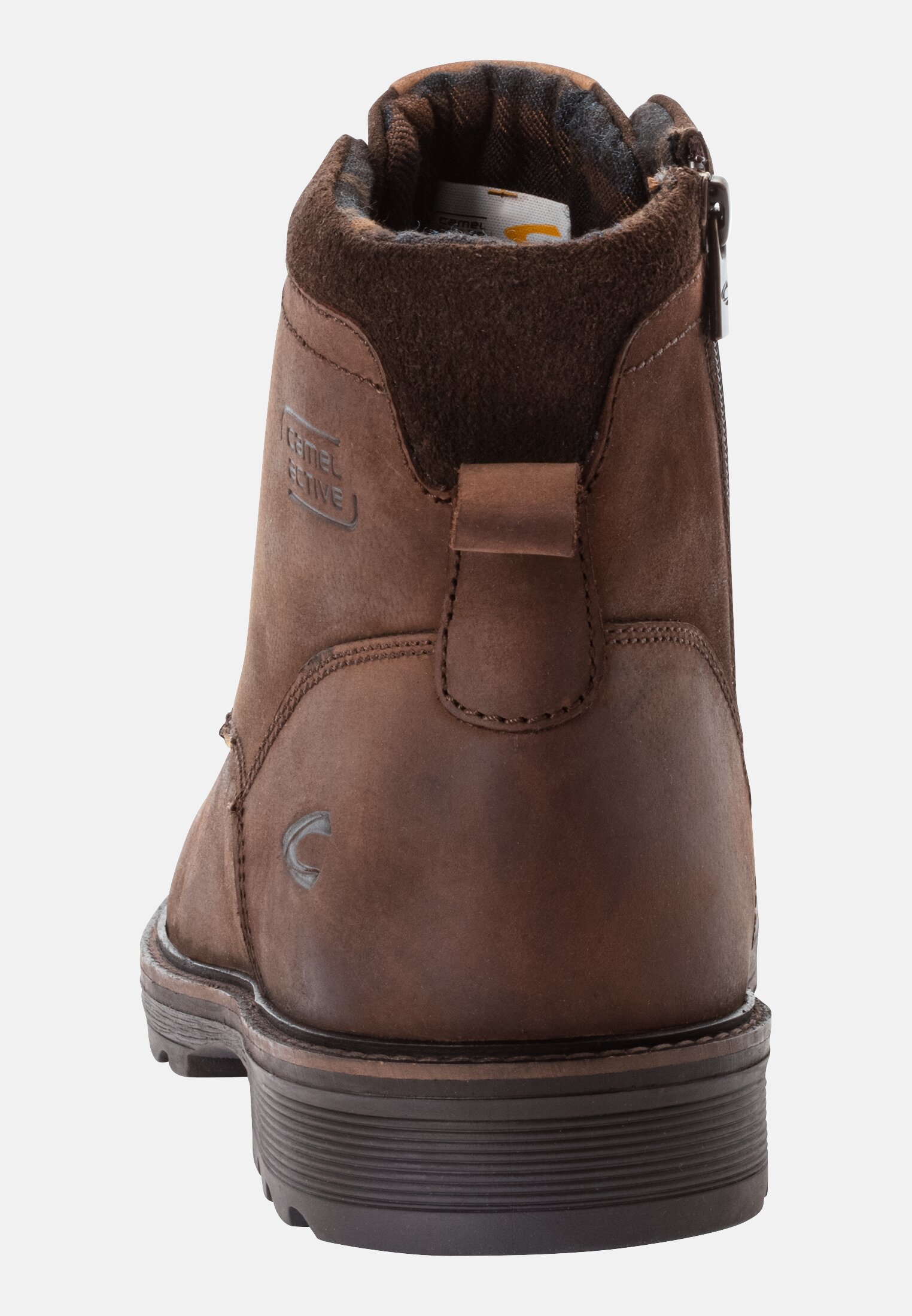 Men FLOW Boot made of genuine leather Cafe