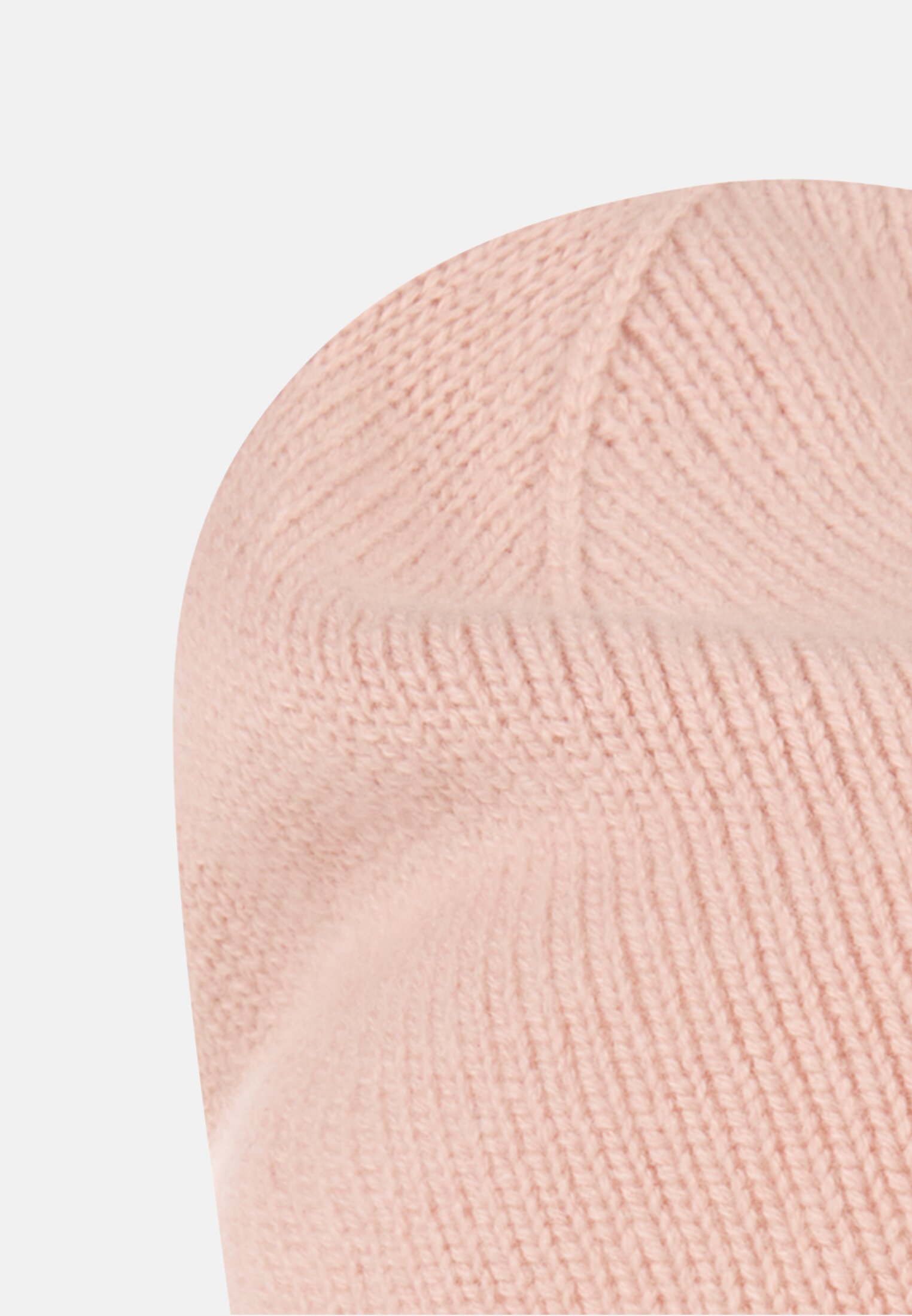 Women Beanie made of pure cashmere Rose front close