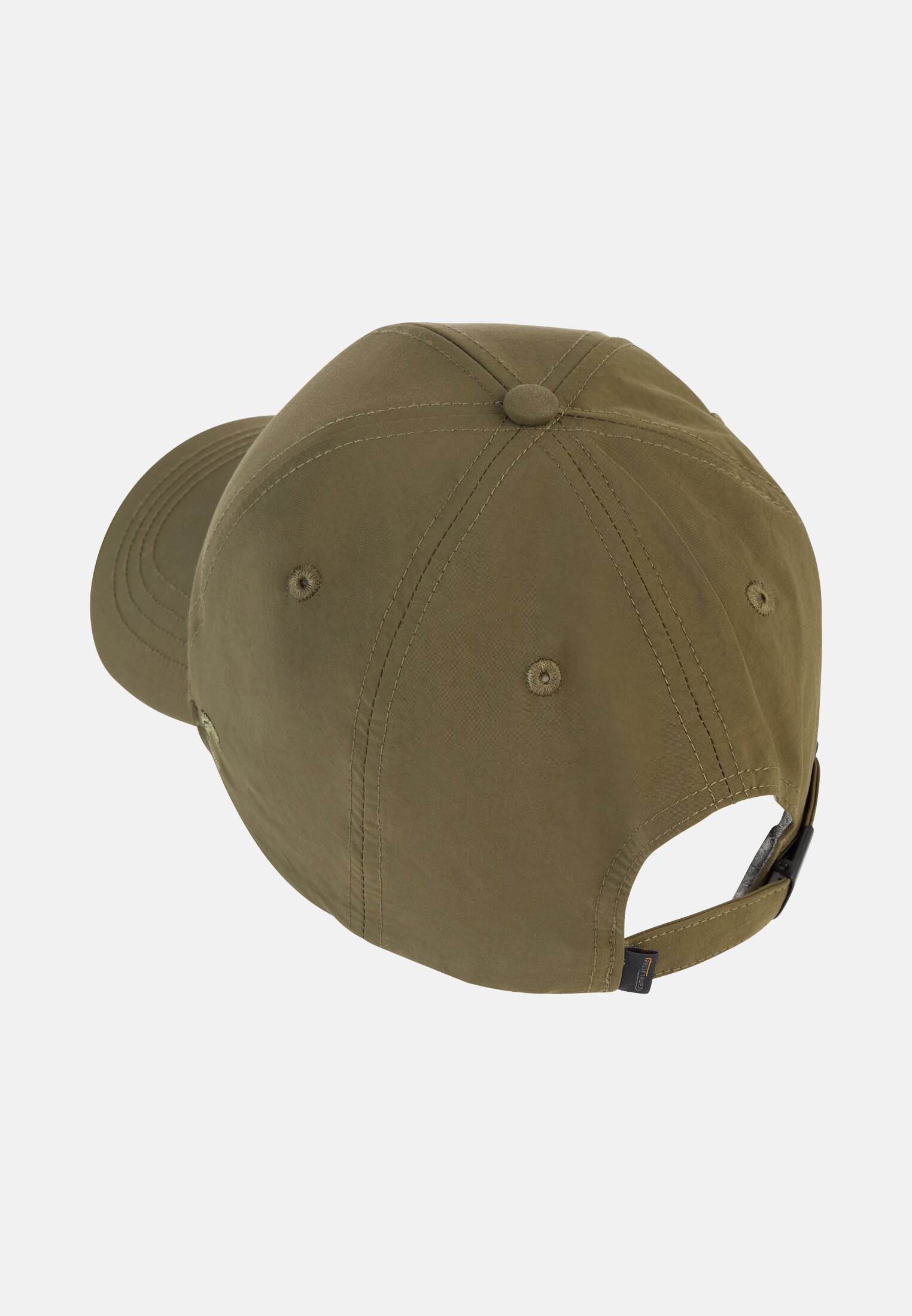 Herren 6-Panel Cap aus Polyamid mit wasserabweisender und schnell trocknender Eigenschaft Waldgrün frontal hinten