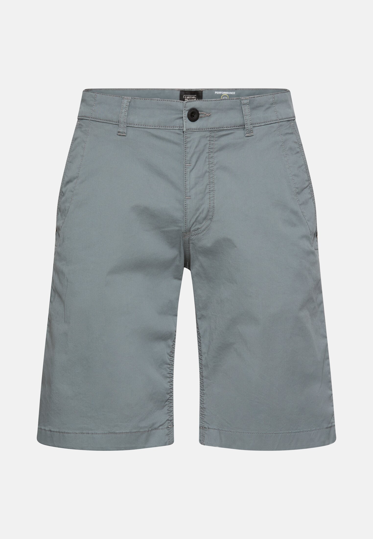 Herren Bermuda Shorts mit Reißverschluss Sturmblau frontal vorn