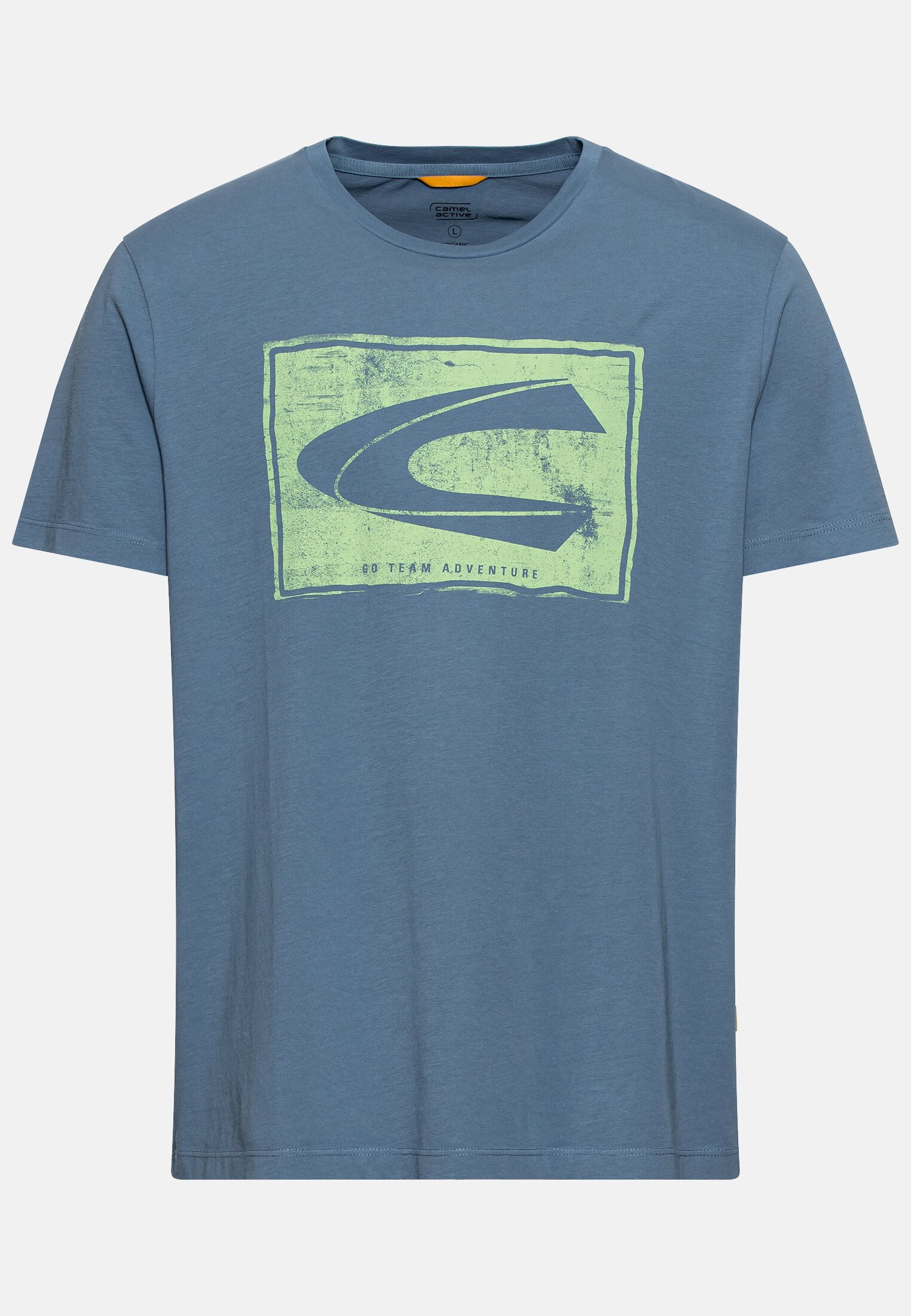 Jersey T-Shirt für Herren in Denim Blau | L | camel active 