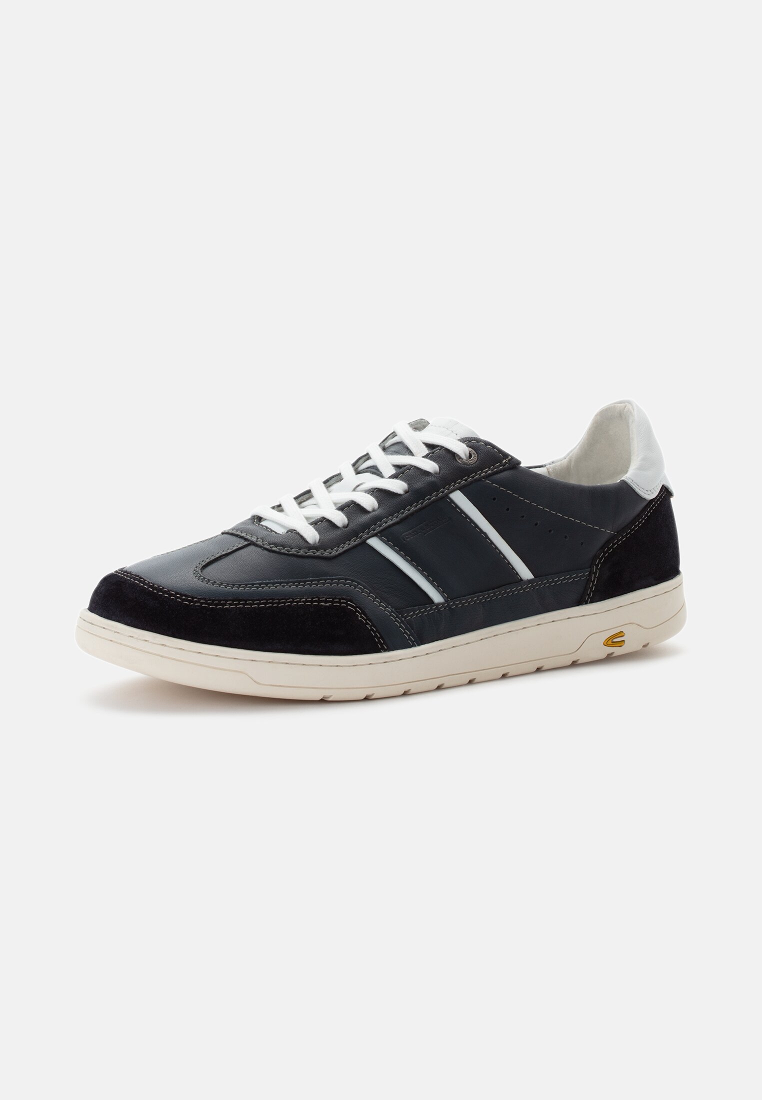 Men Sneakers made of nappa leather Dark blue frontal back