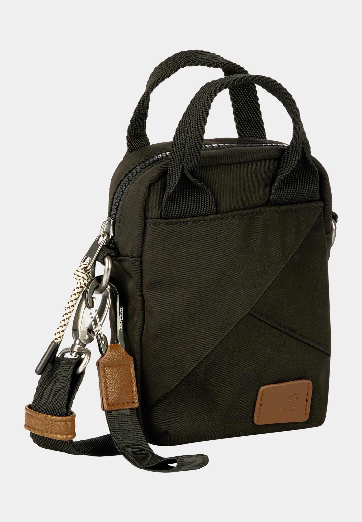 Vrouwen AURUM Schoudertas met afneembare schouderriem Zwart frontaal voor