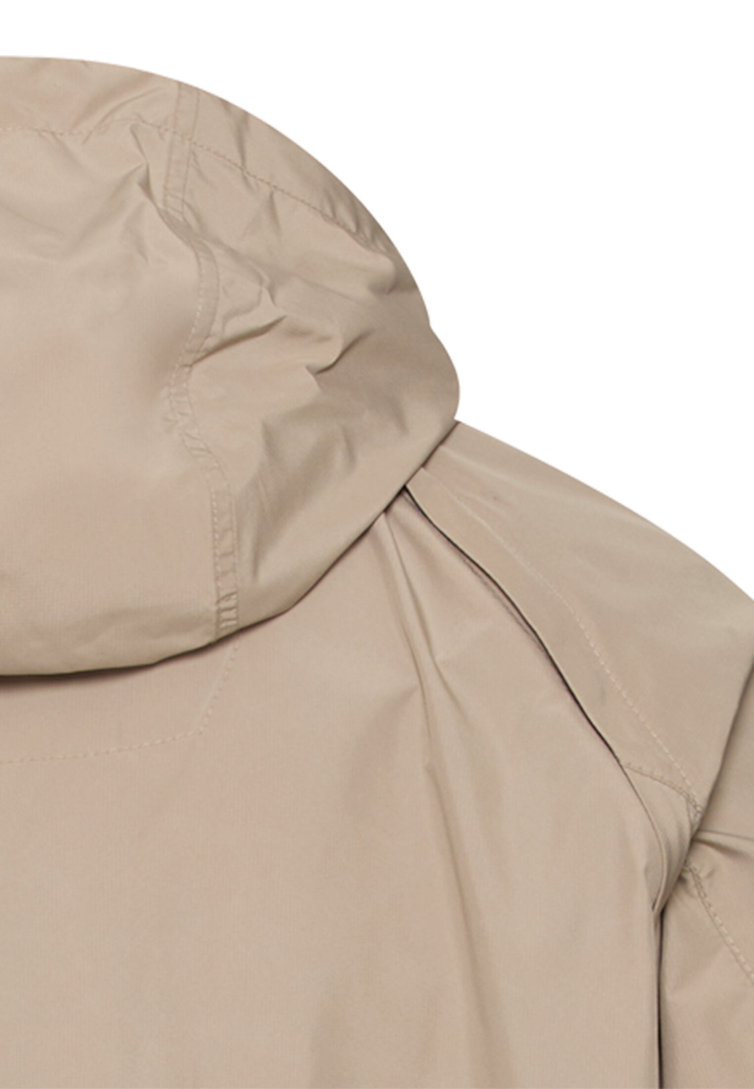 Men Transitional jacket made from particularly lightweight material Beige close back