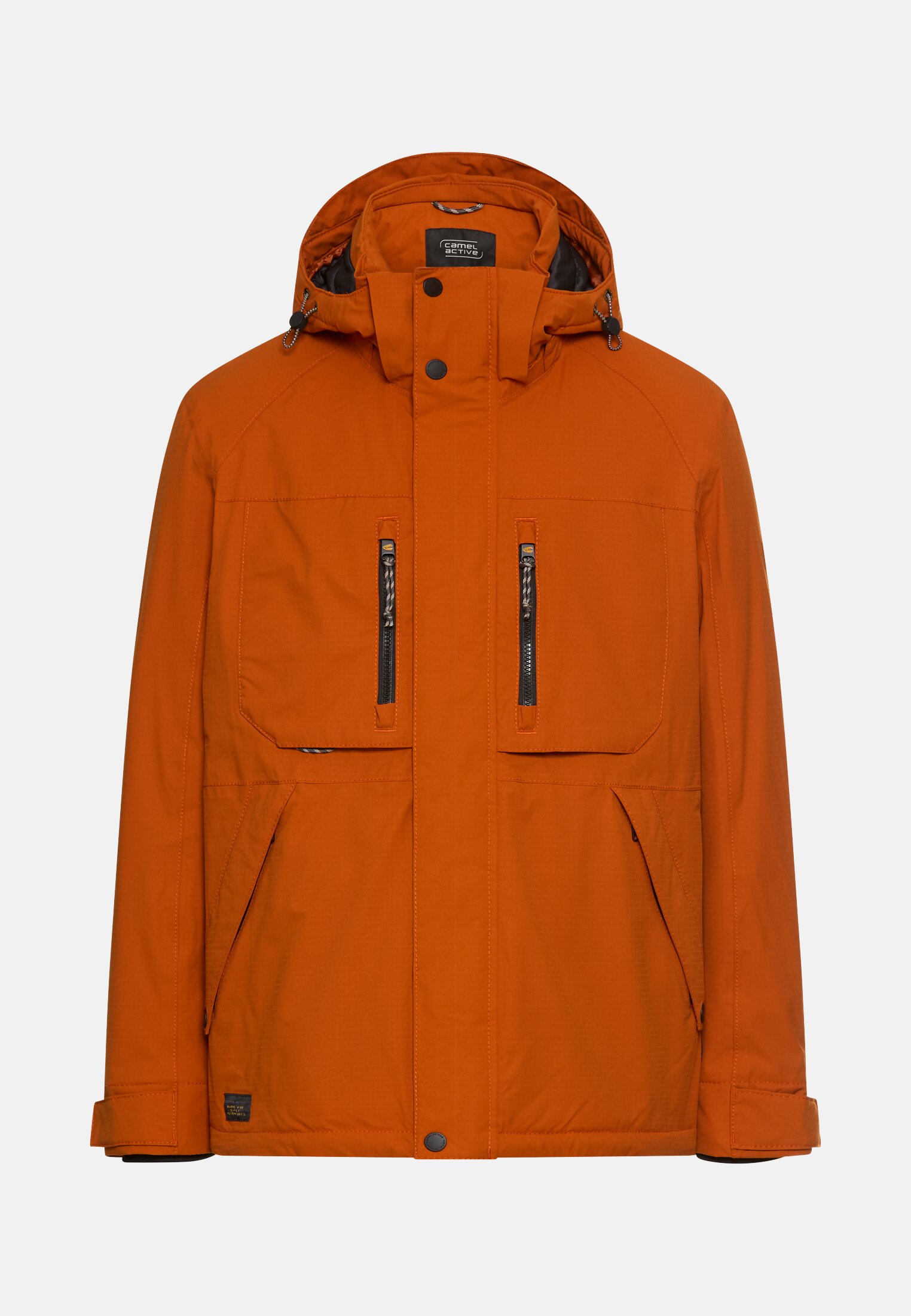 Men teXXXactive® jacket with removable hood Cinnamon frontal front