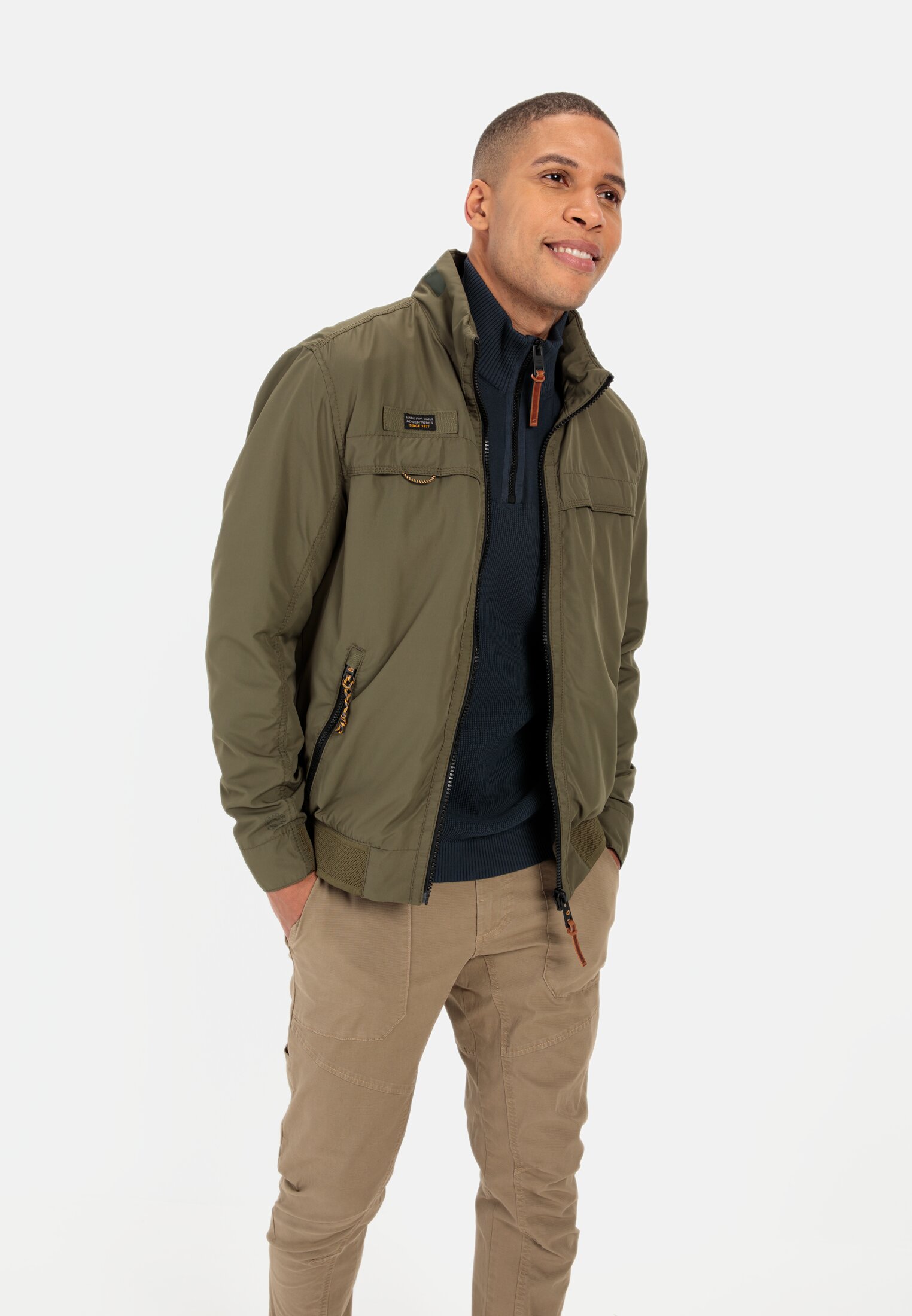 Camel Active Sommer Blouson Herren Beige Camel Active Leichter