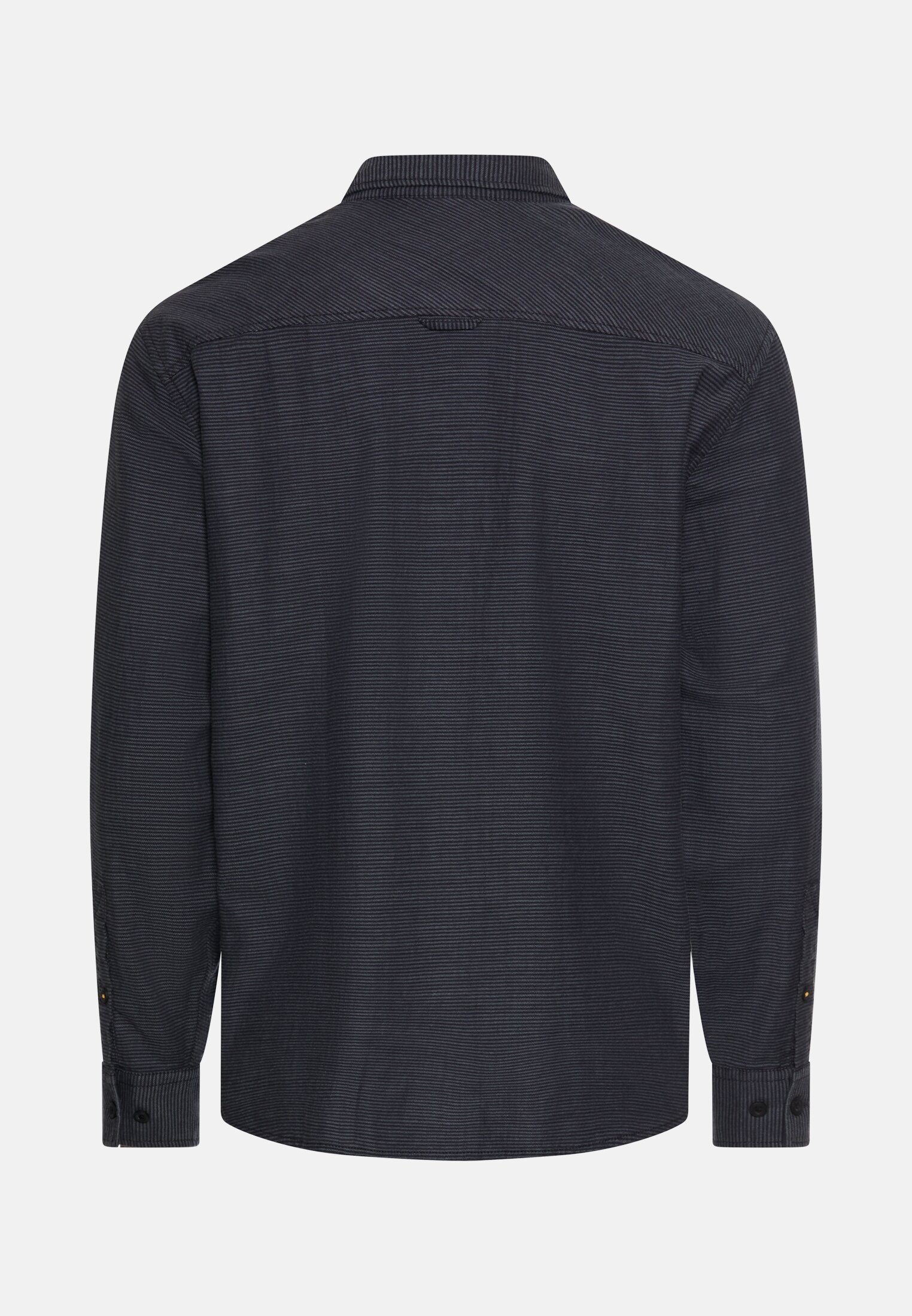 Herren Karohemd mit 2-Wege Stretch Navyblau frontal hinten