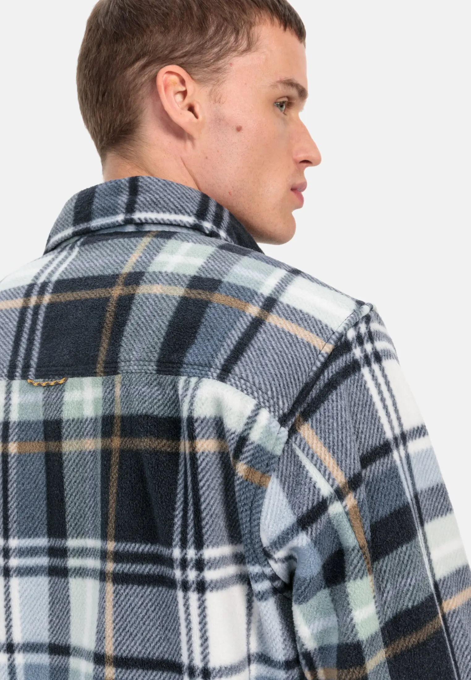 Overshirt für Herren in Weiß-Grau | 3XL | camel active 