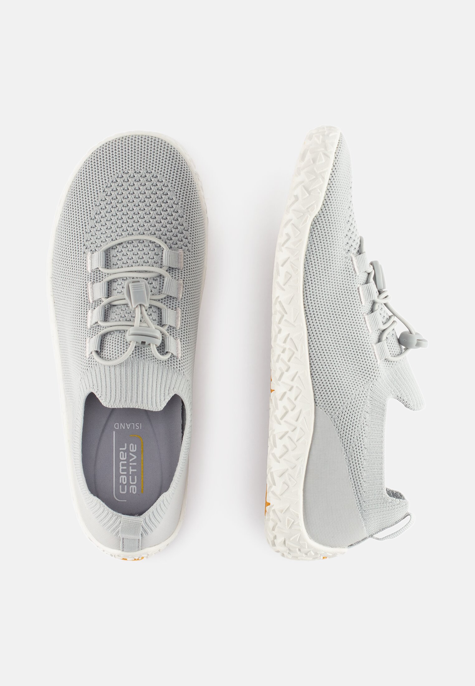 MI_54ILN02-0706-210_1G-00 Women Sneakers made from a textile mix Grey frontal top