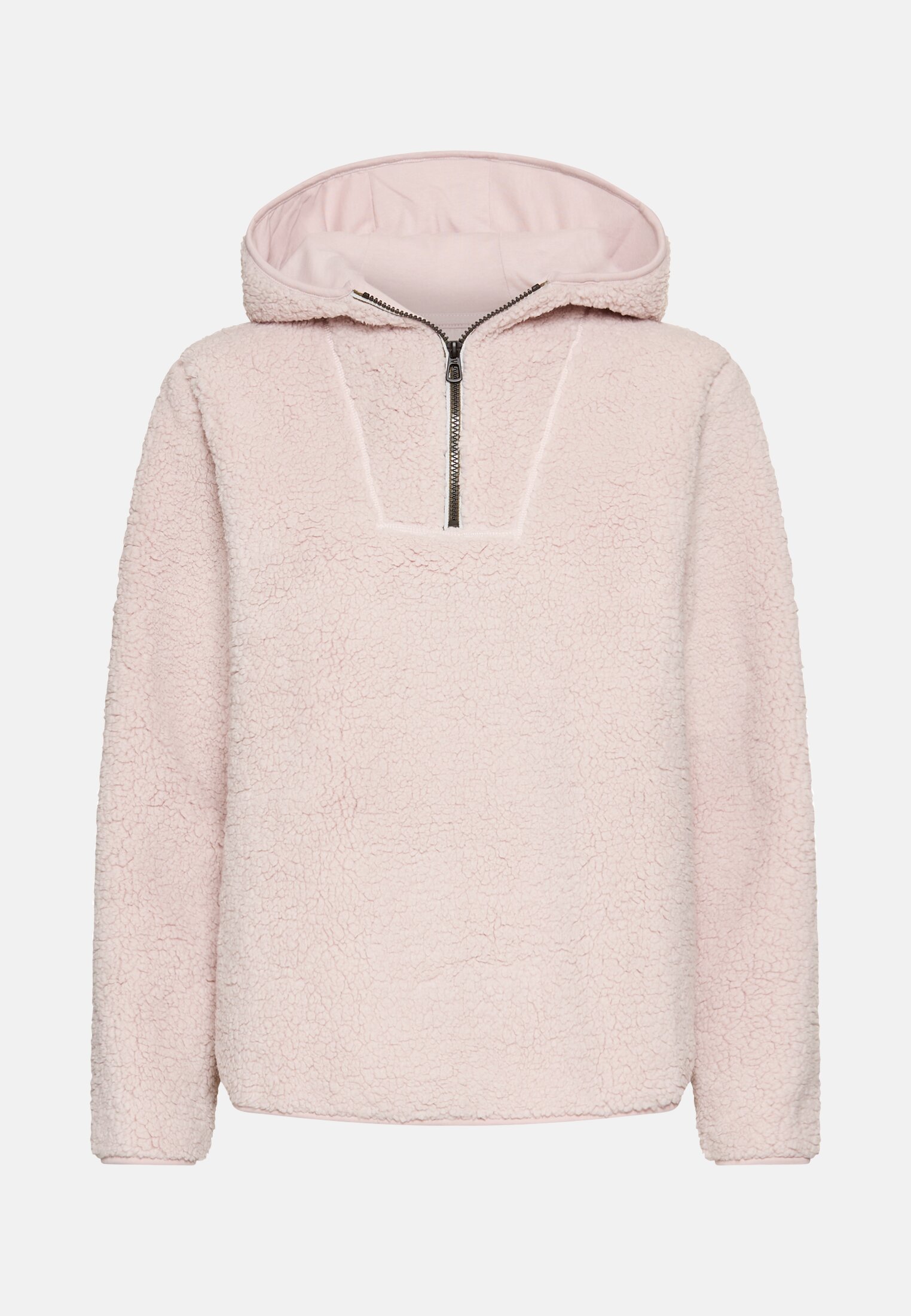 Damen Sweatshirt mit Kapuze Lilarosa frontal vorn