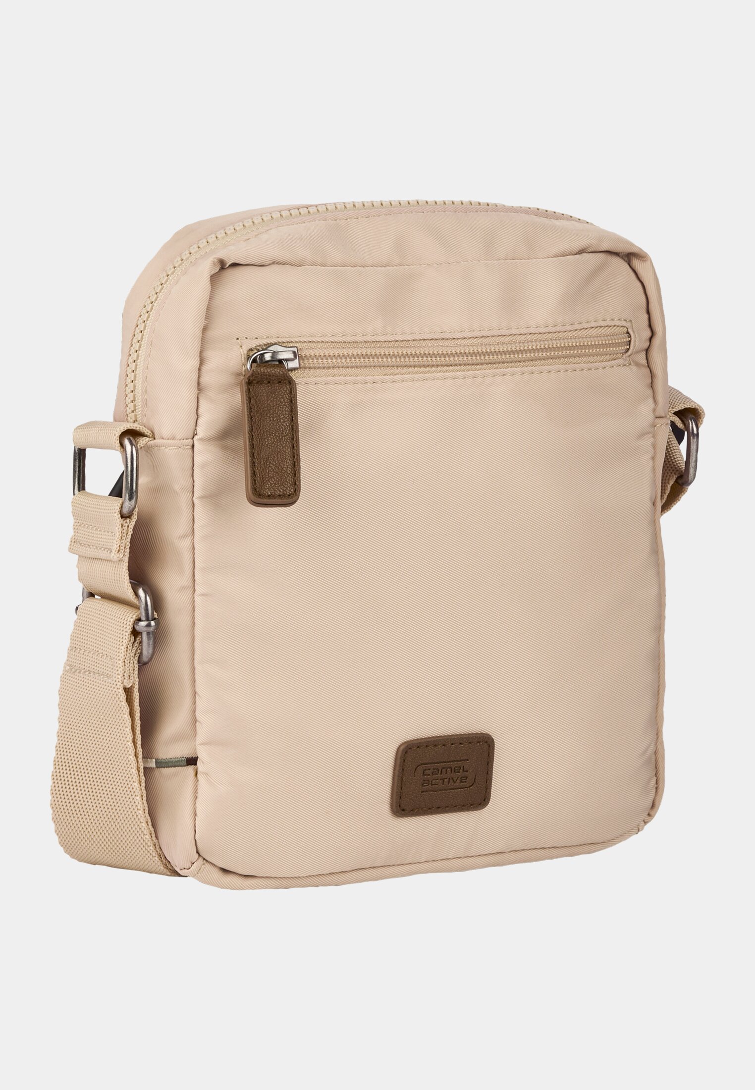 Vrouwen AURUM heuptasje met verstelbare riem Beige frontaal achter