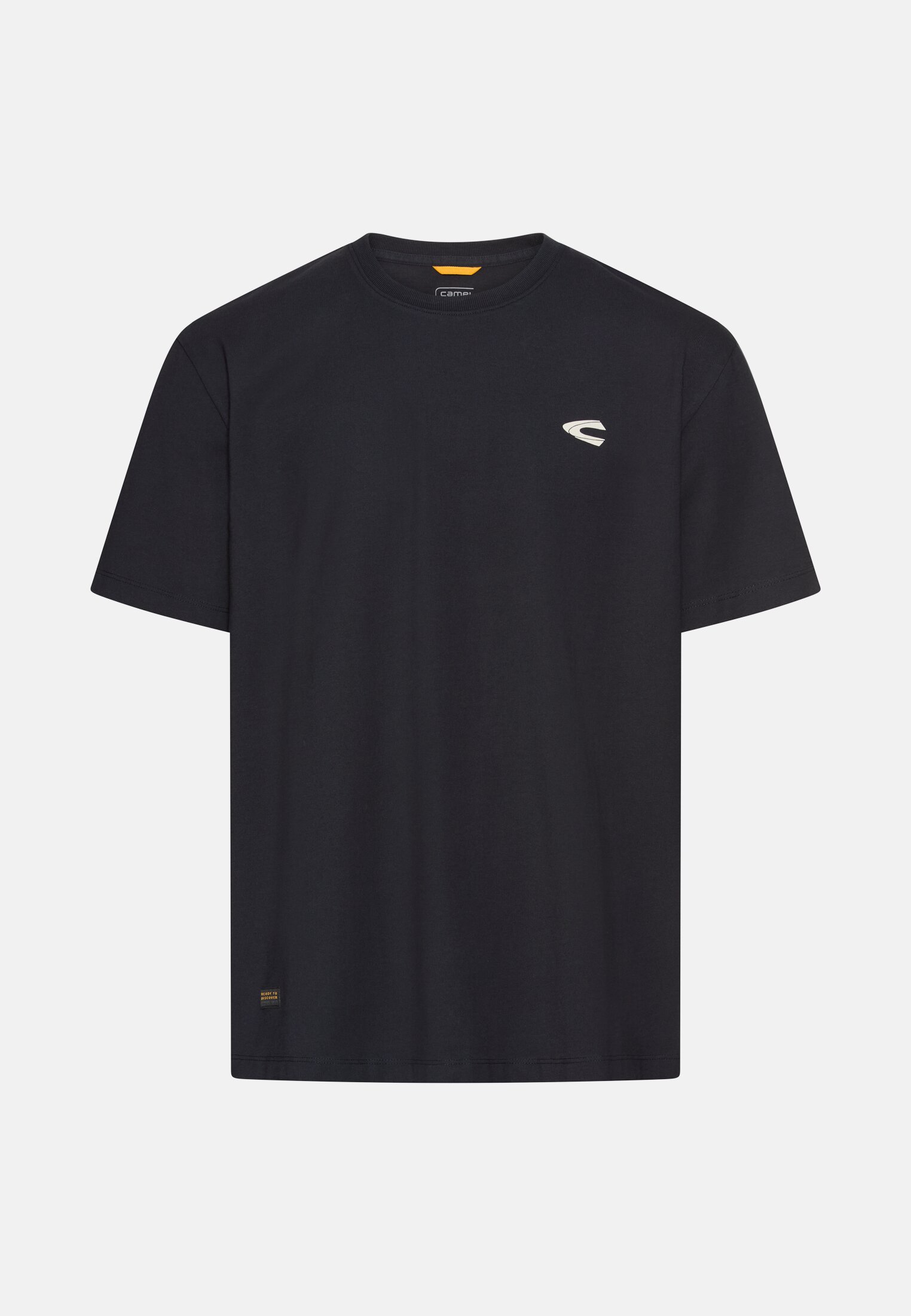 Herren T-Shirt mit Rückenprint Dunkelblau frontal vorn