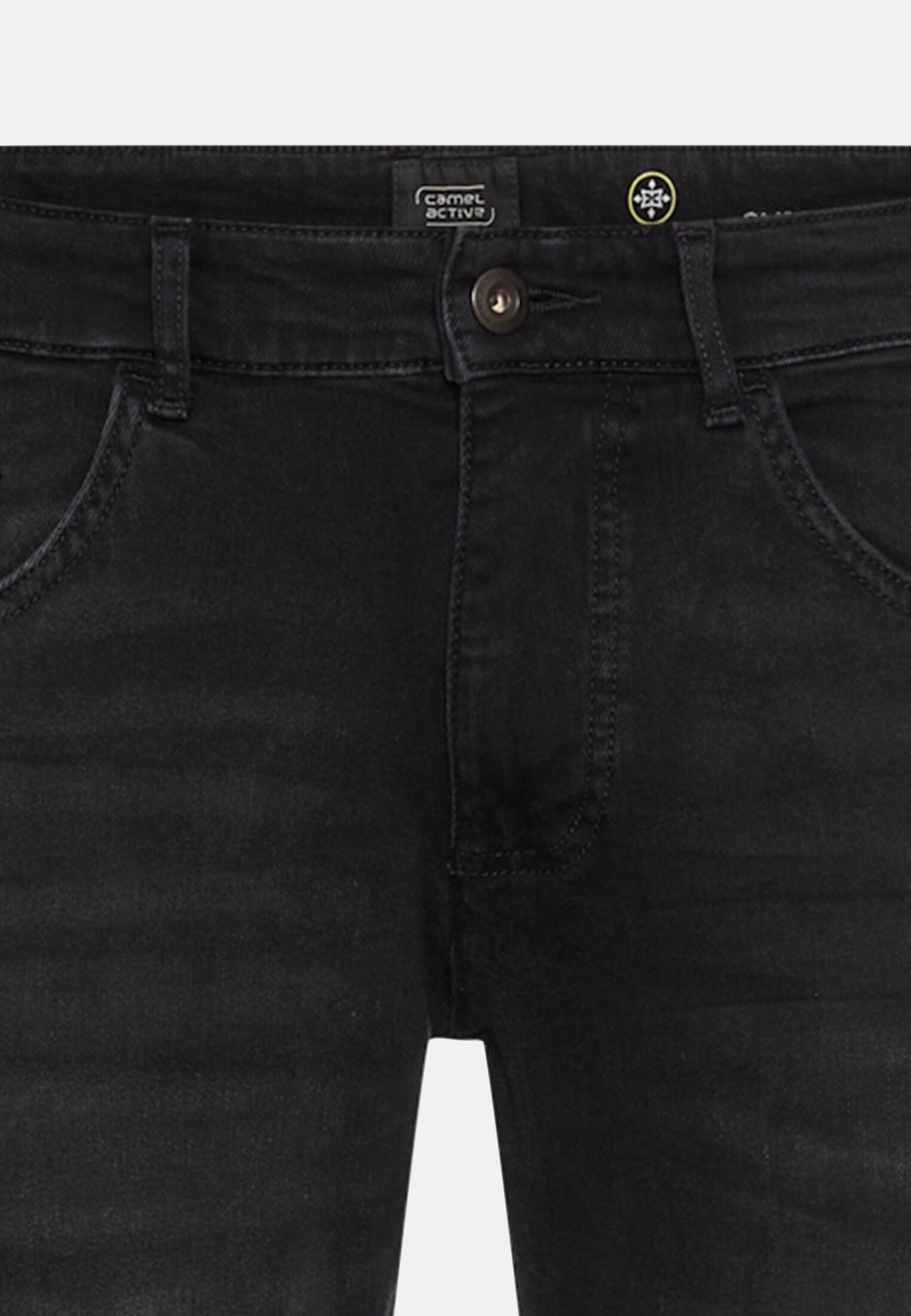 Men fleXXXactive® 5 Pocket Slim Fit Pants Graphite gray front close