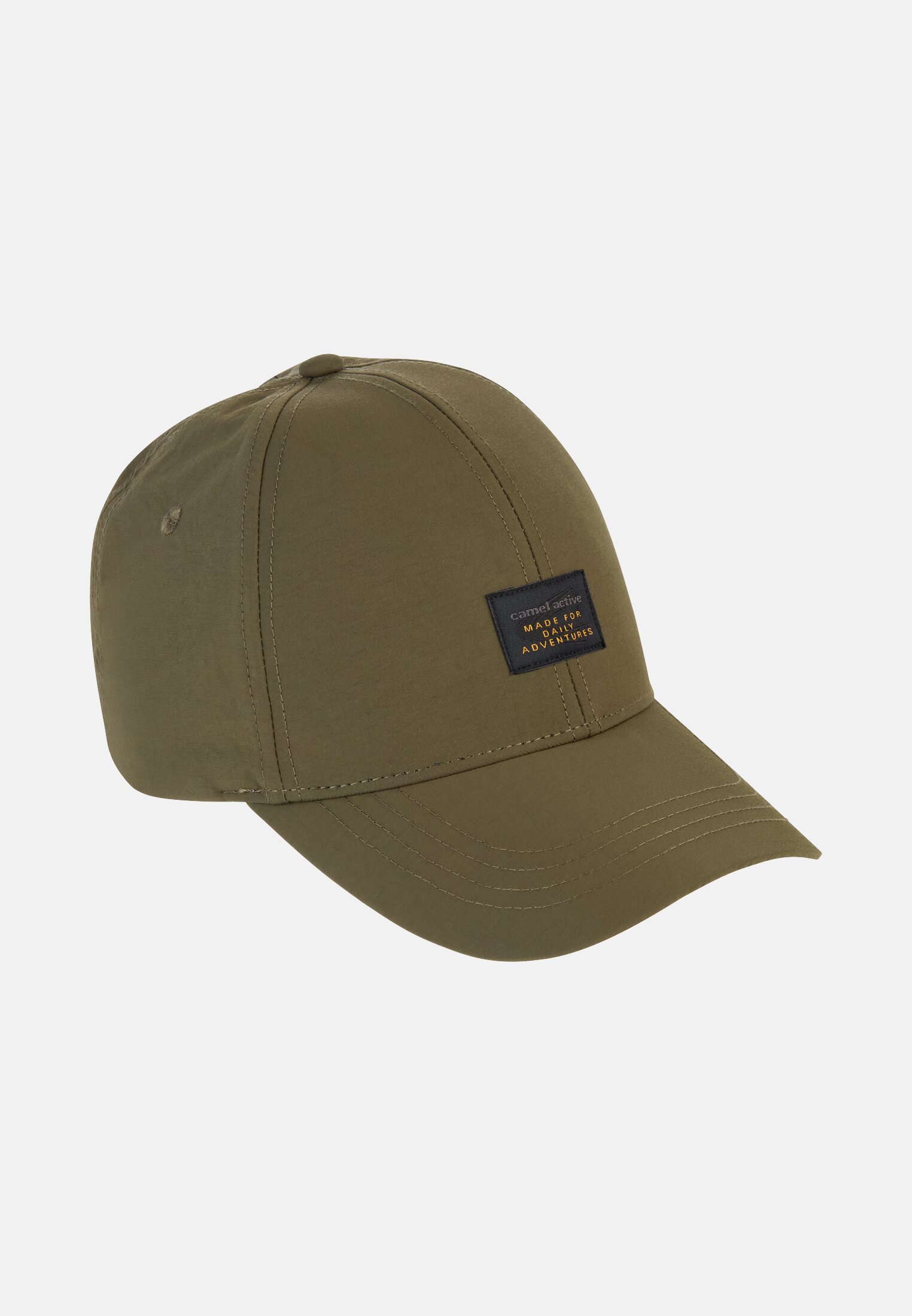 Herren 6-Panel Cap aus Polyamid mit wasserabweisender und schnell trocknender Eigenschaft Waldgrün frontal vorn